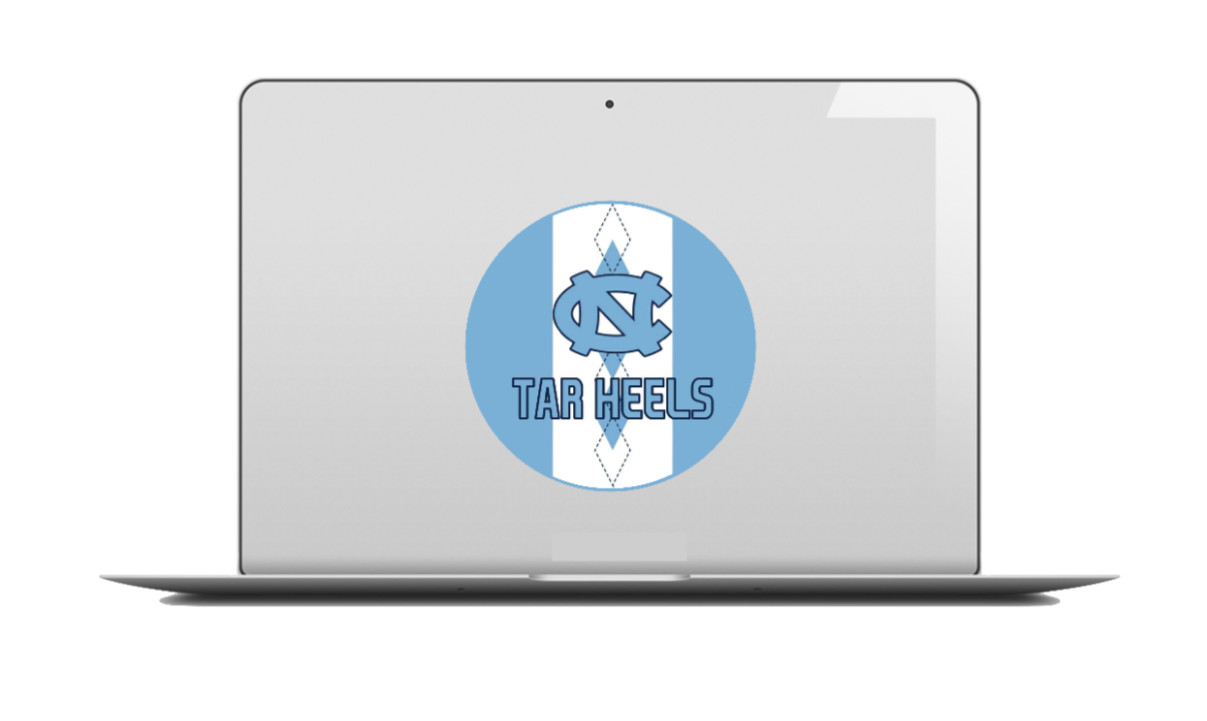 North Carolina – Argyle – 4" Vinyl Decal Car Laptop Cooler Truck Smoker Trailer