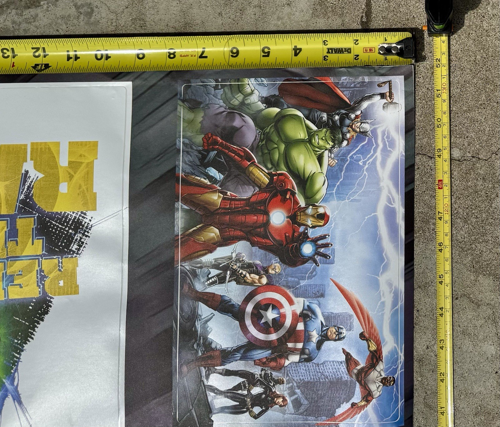 Marvel Avengers Hulk Fathead Giant Wall Decal 75” x 50” 2015 Complete Pre-Owned