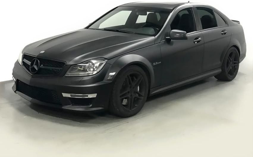 Satin Black Adhesive Vinyl Wrap Film 6ft x 5ft – Unlimited Vehicle Customization