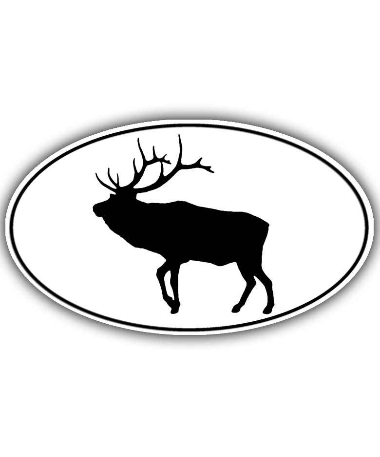 Elk Decal – Hunting Window Sticker