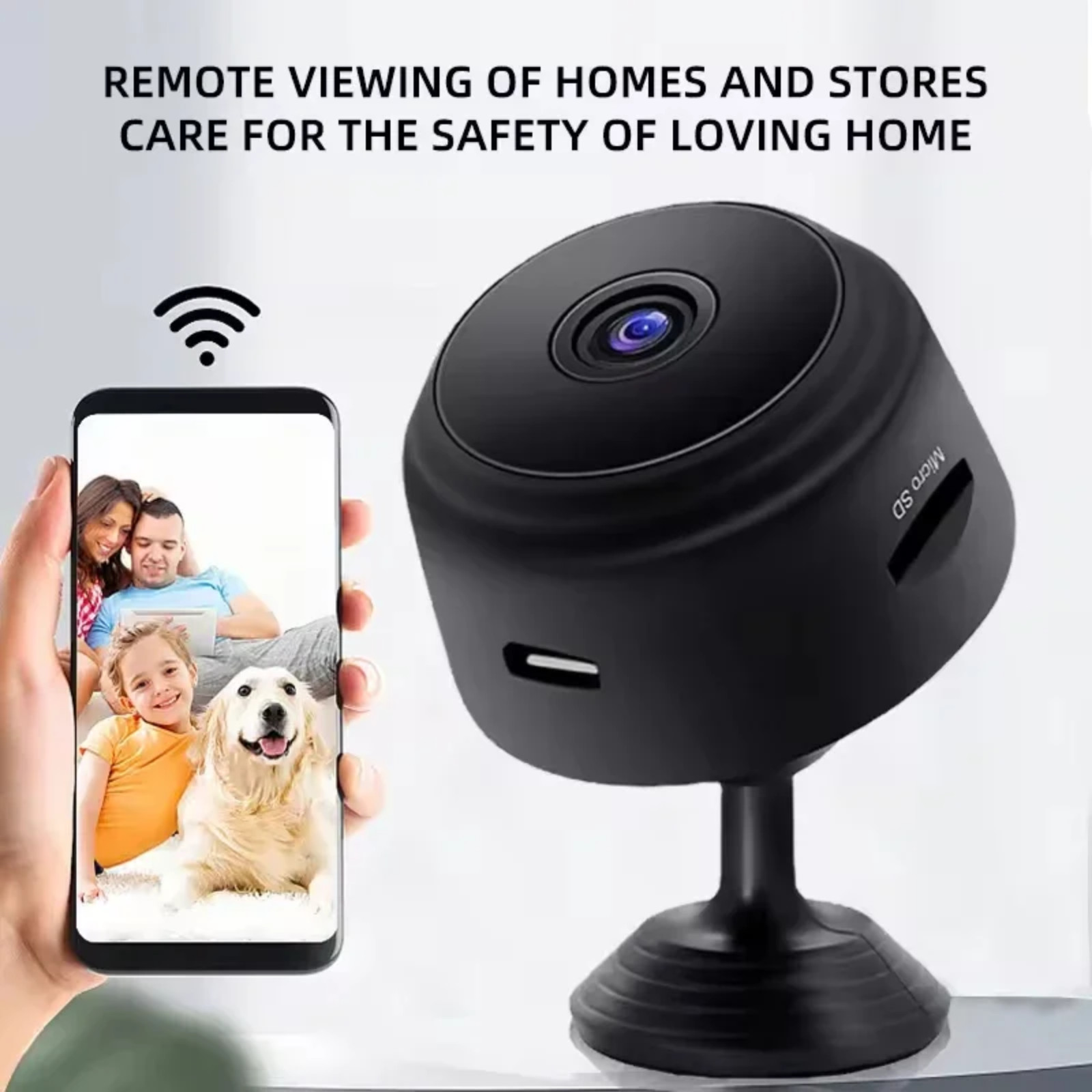 Mini Wireless Record Camera WiFi IP Home Security DVR Night Vision HD USB 1080P