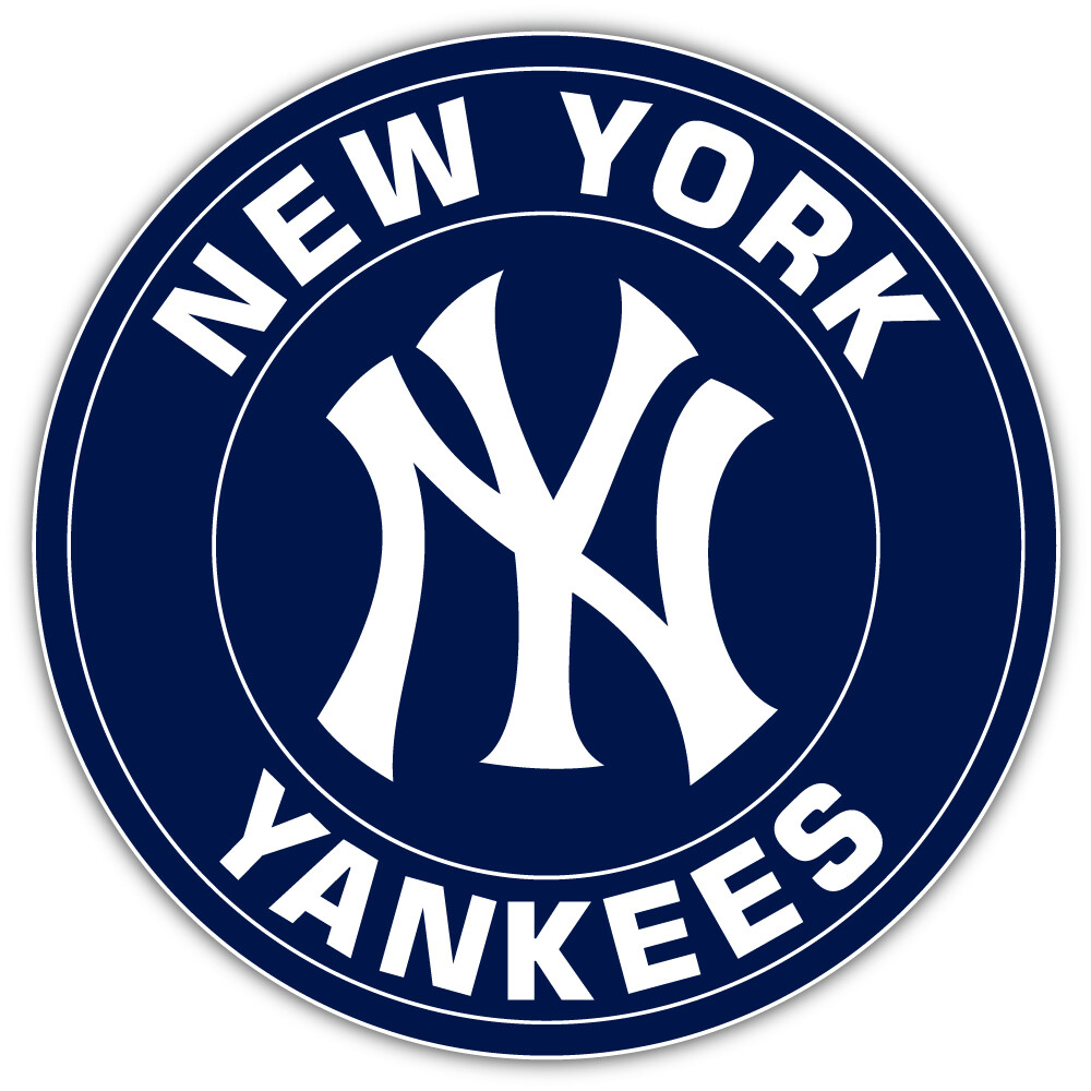 New York Yankees MLB Baseball Sport Logo Car Bumper Sticker Decal "SIZES"