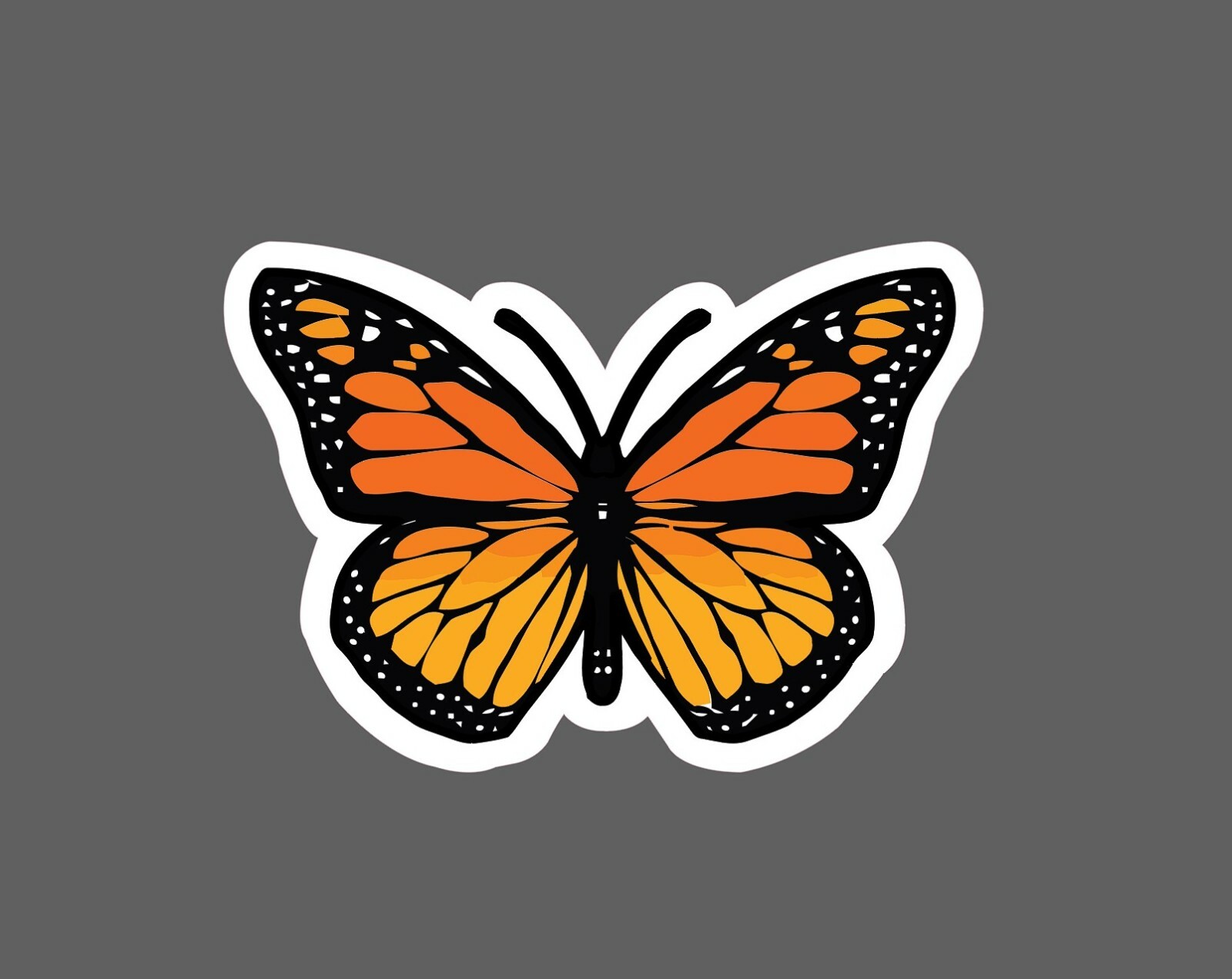 Butterfly Sticker Monarch Waterproof – Buy ANY 4 for $1.75 Each Storewide!