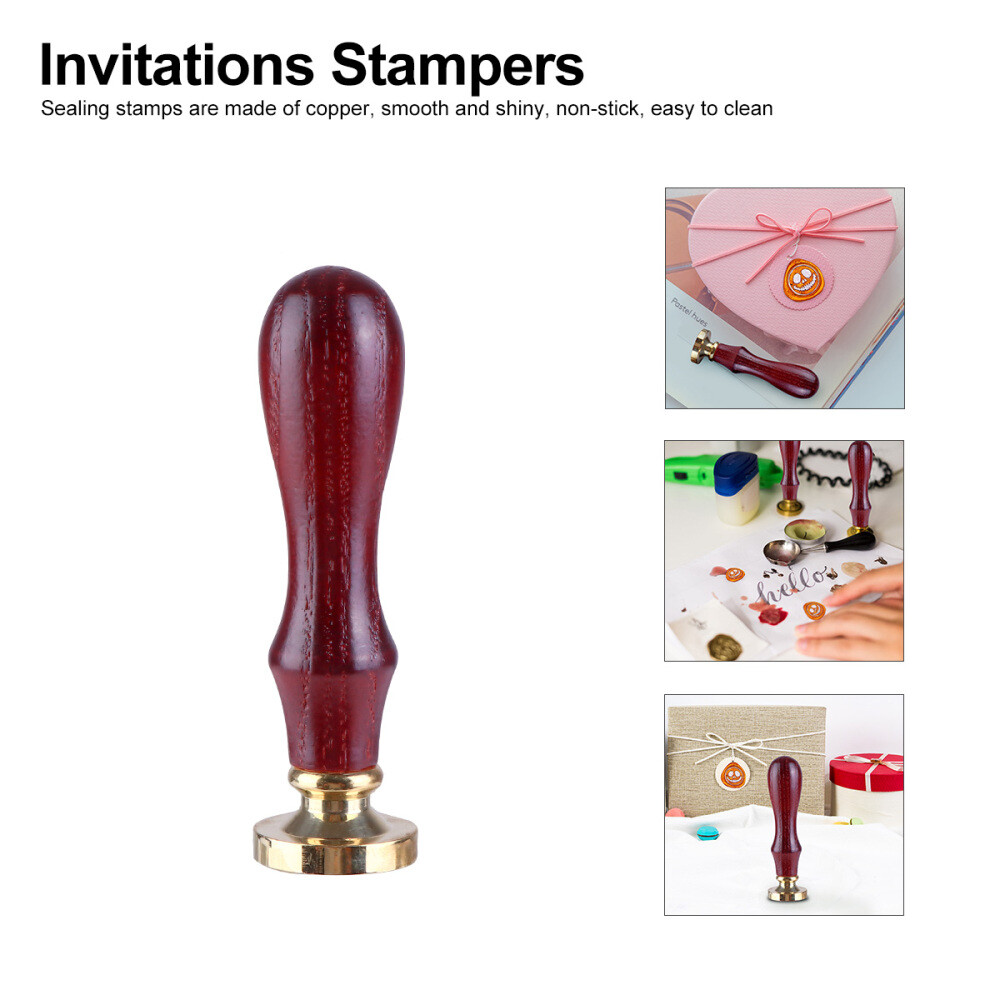 Halloween Sealing Wax Stamp Halloween Envelopes for Wax Seal Pumpkin Wax Stamp