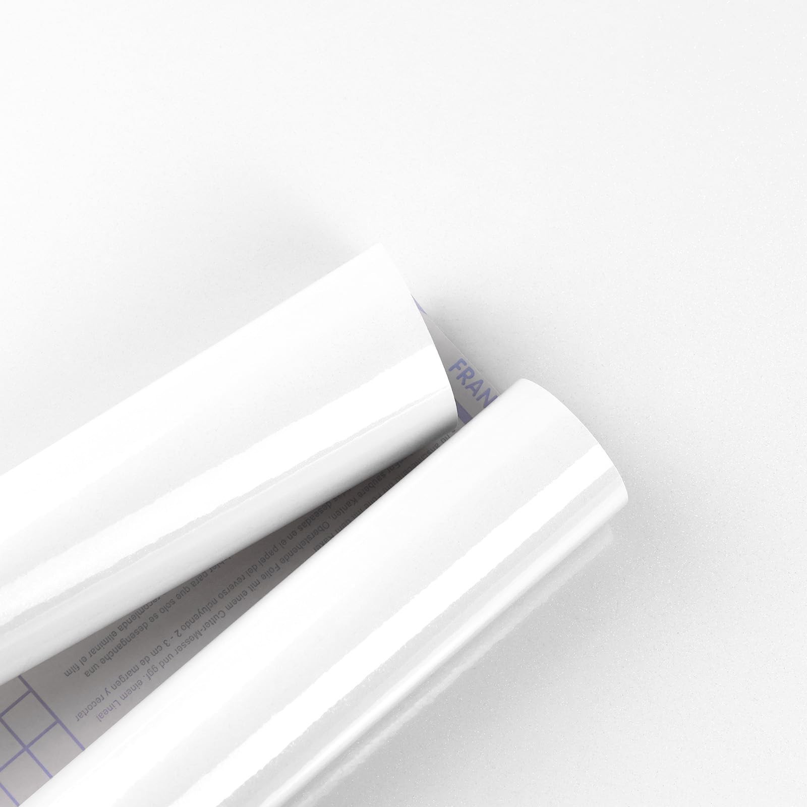 Amiya White Glossy Contact Paper Shiny Peel and Stick Wallpaper Self-Adhesive…