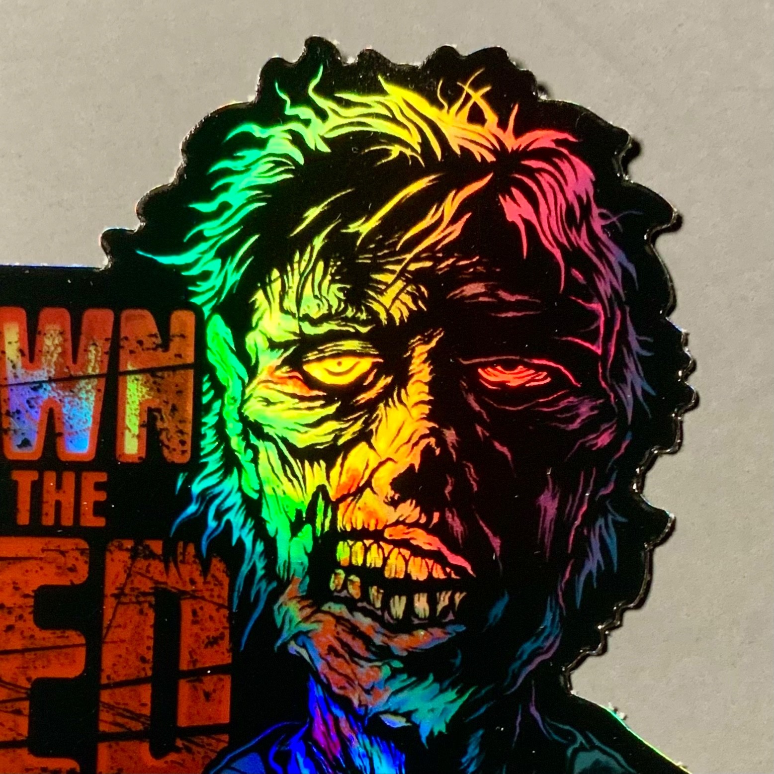 Zombie Star Trek Dawn of the Dead Red Shirts Sticker dvd vhs Blu-ray Horror JTHM