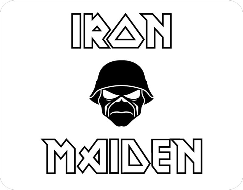 Iron Maiden 8 Inch Vinyl Decal Sticker Car Window Laptop