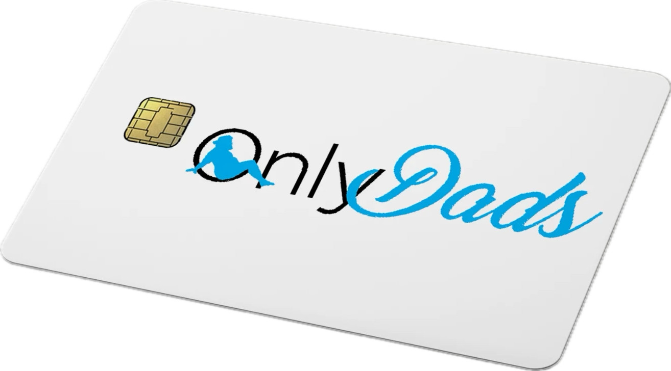 Funny 'Only Dads' Sticker (4-Pack) | Dad Life Parody | Credit Card Skin Gift