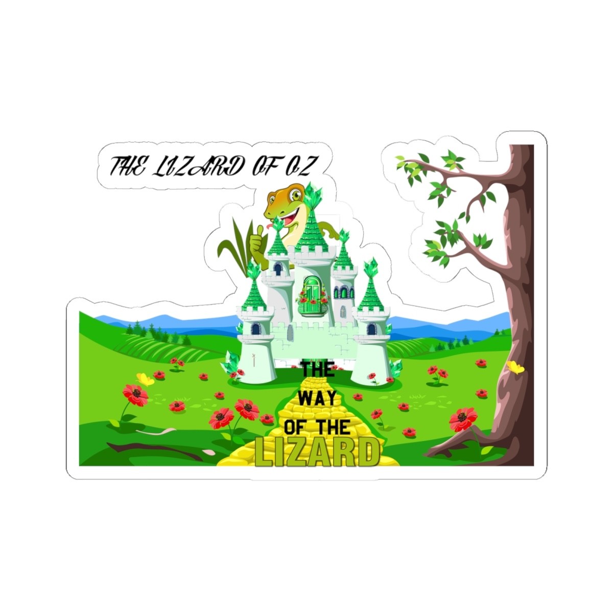 Kiss-Cut Stickers – Lizard of OZ X 300