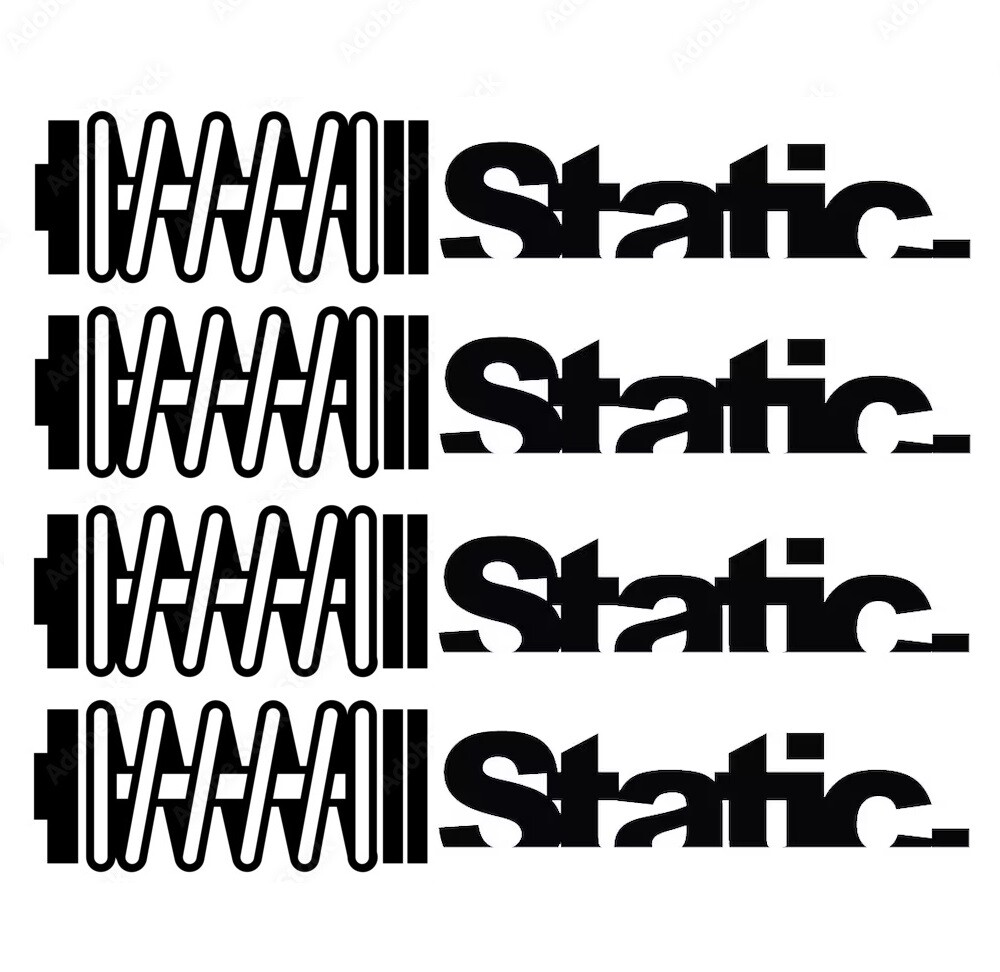 Static Sticker JDM Lowered Stance Low Drift Slammed Car Laptop Die Cut Decal