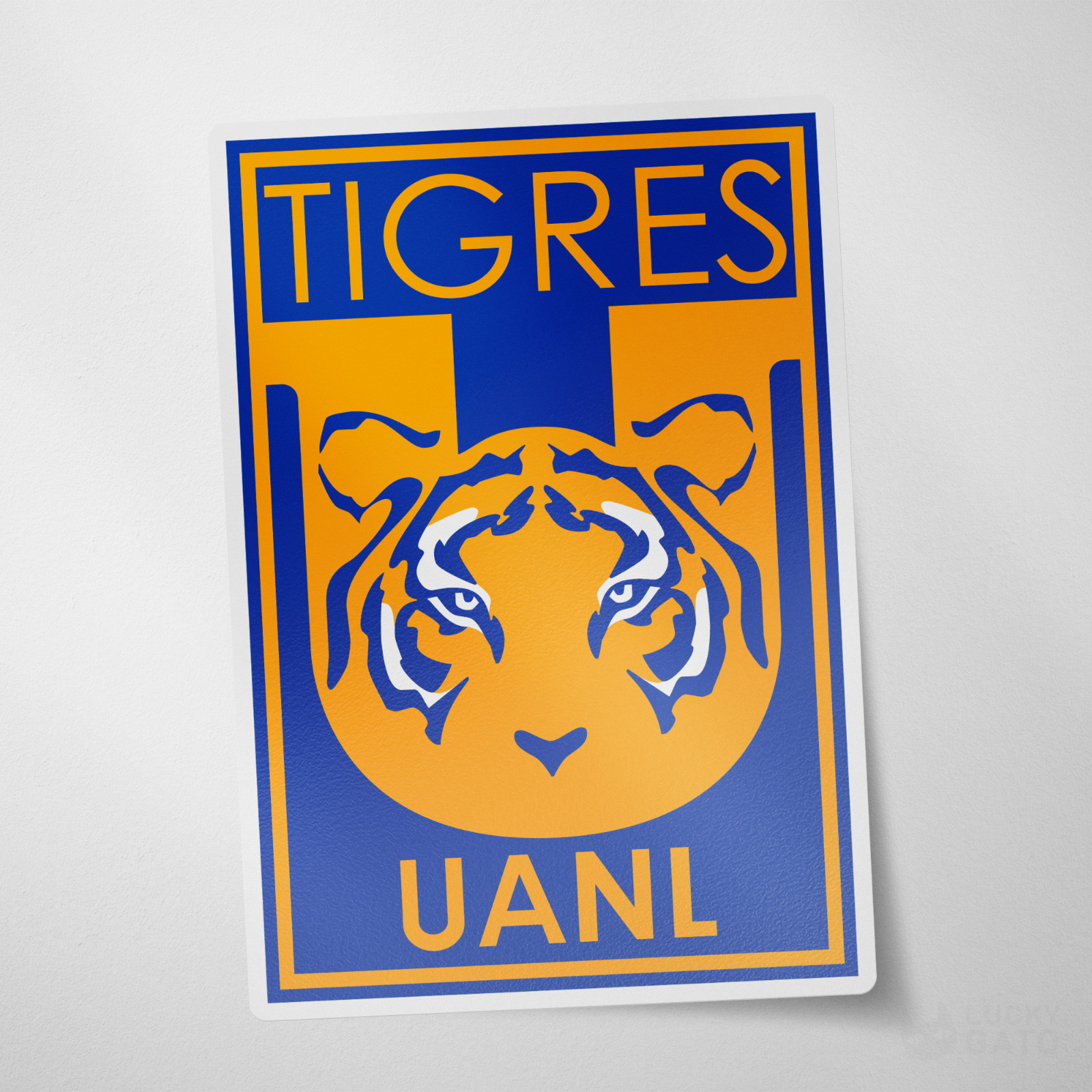 (3 Pack) Tigres UANL Monterrey Vinyl Sticker Decal Calcomania Mexico Soccer MX