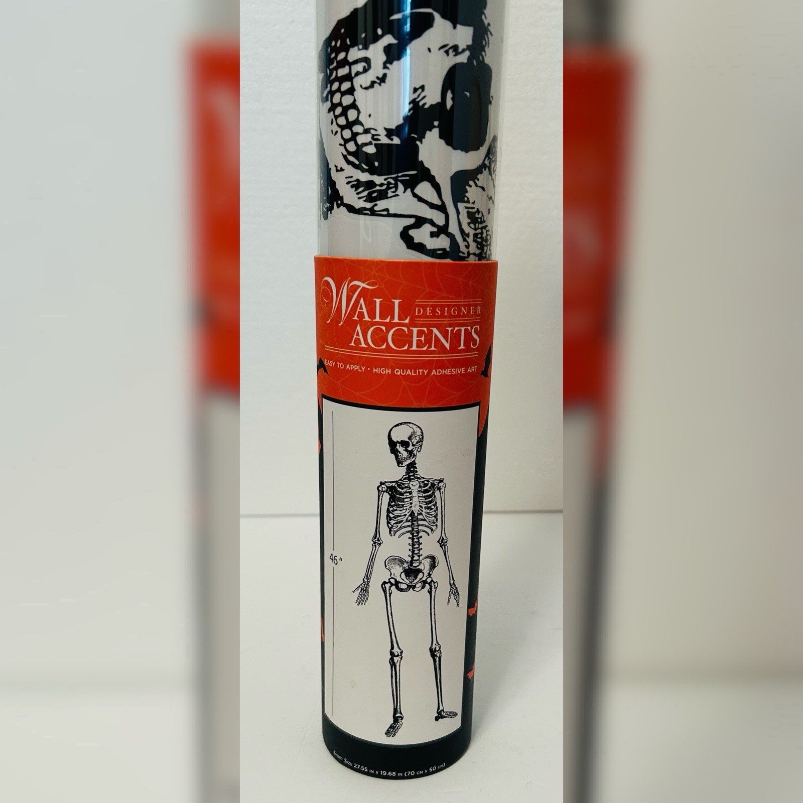 Designer Wall Accents Adhesive Art – 46” Halloween Skeleton – Once Upon A Wall