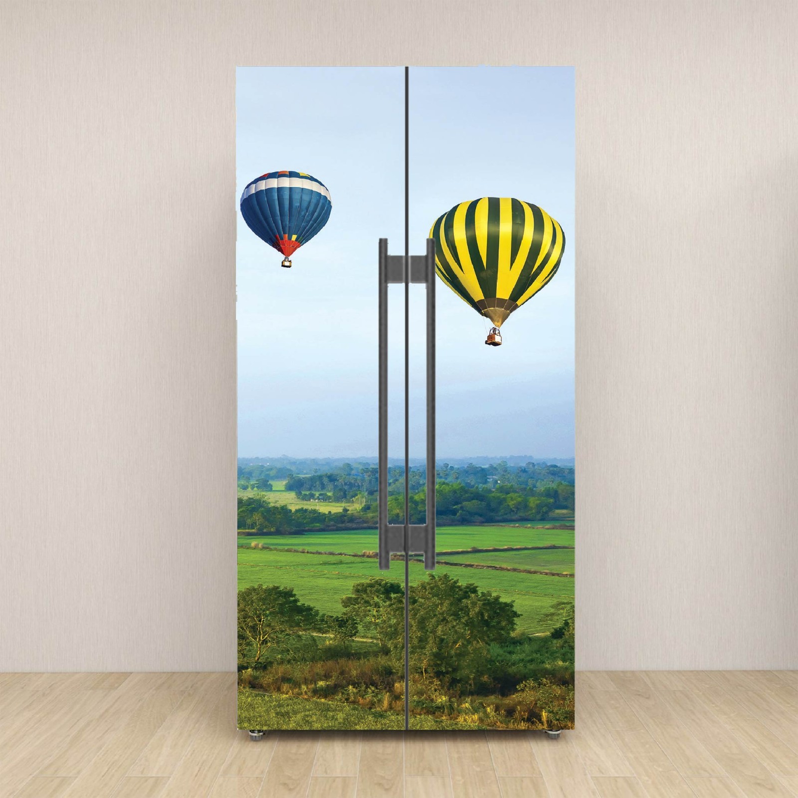 Nature Contact Paper Fridge Wrap, Waterproof Vinyl Cover