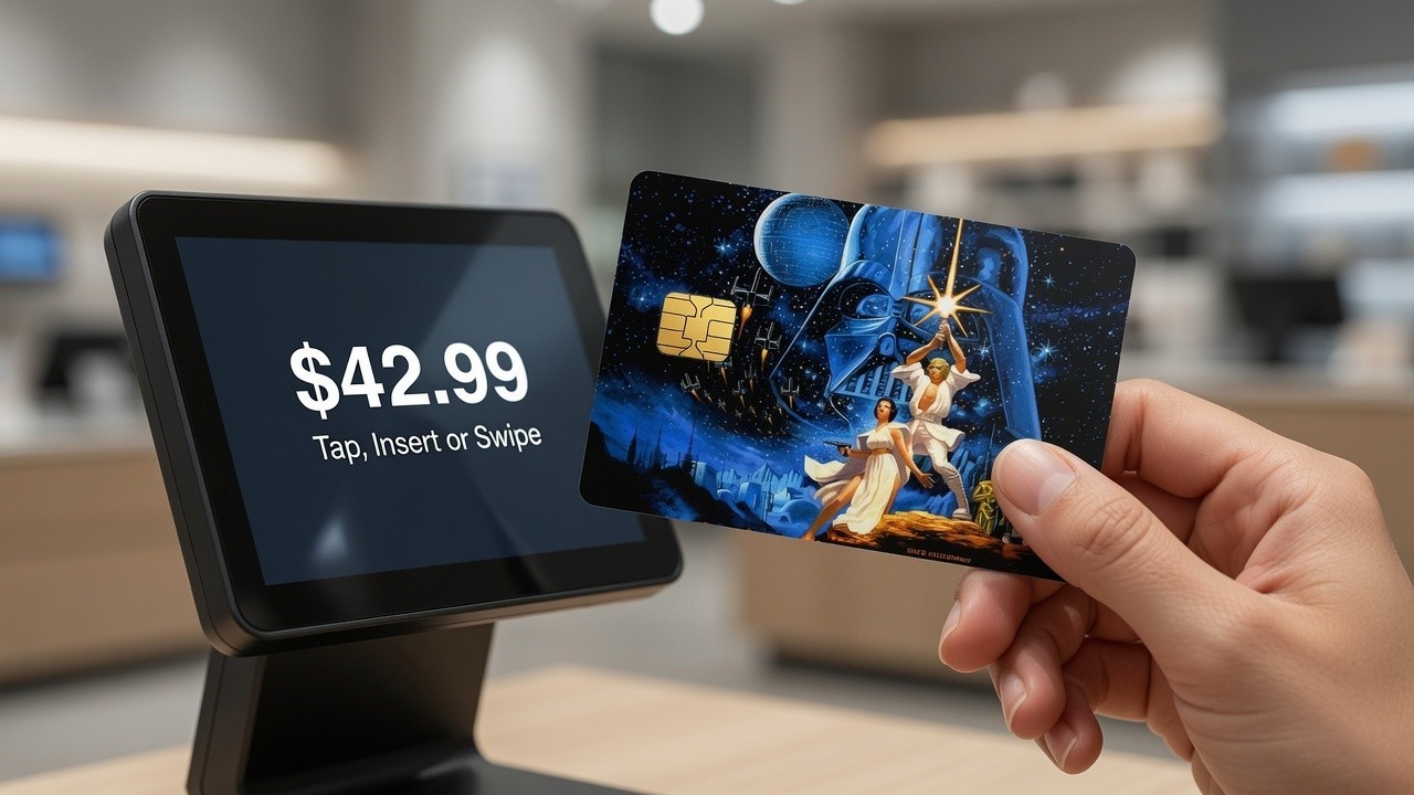 Darth Vader Luke Leia Space Art Star Wars Debit Card Credit Card Skin