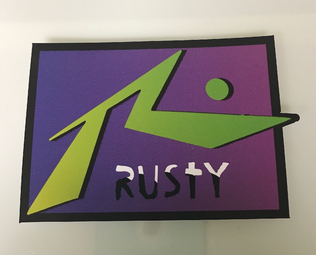Rusty Surf Sticker – Rusty Surfboards Surf Clothes Surfing Waves Beach Hawaii