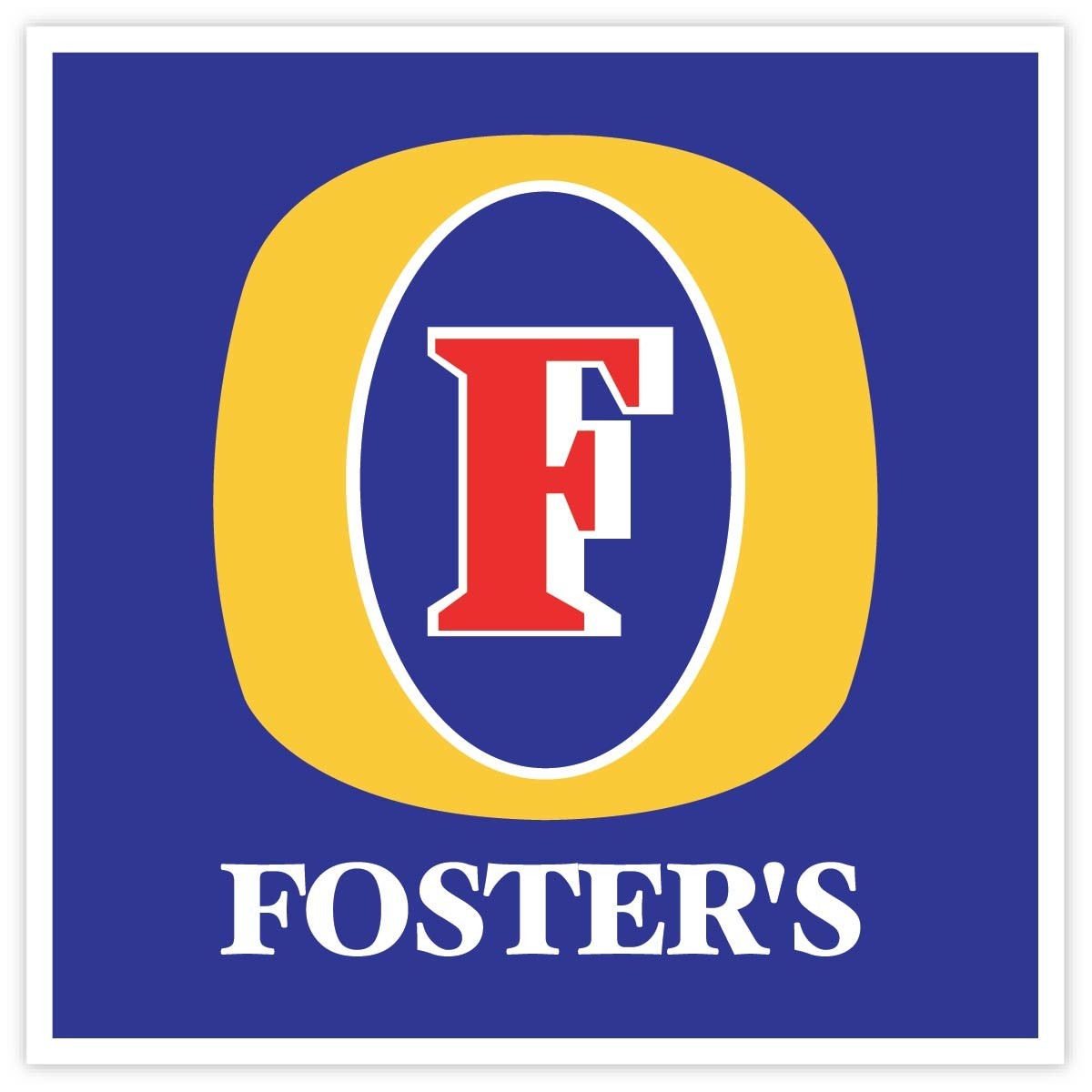 FOSTER Sticker Decal *DIFFERENT SIZES* Australian Beer Car Bumper Window Bar