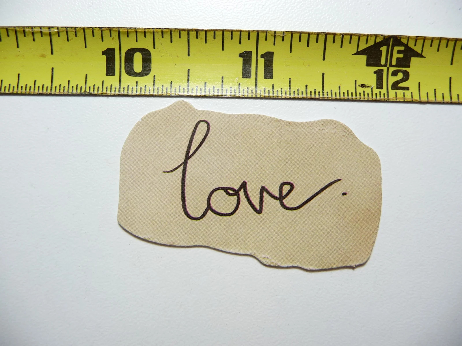 LOVE SMALL STICKER DECAL SCRAPBOOKING POSITIVE MOTIVATE WORDS MOTIVATIONAL