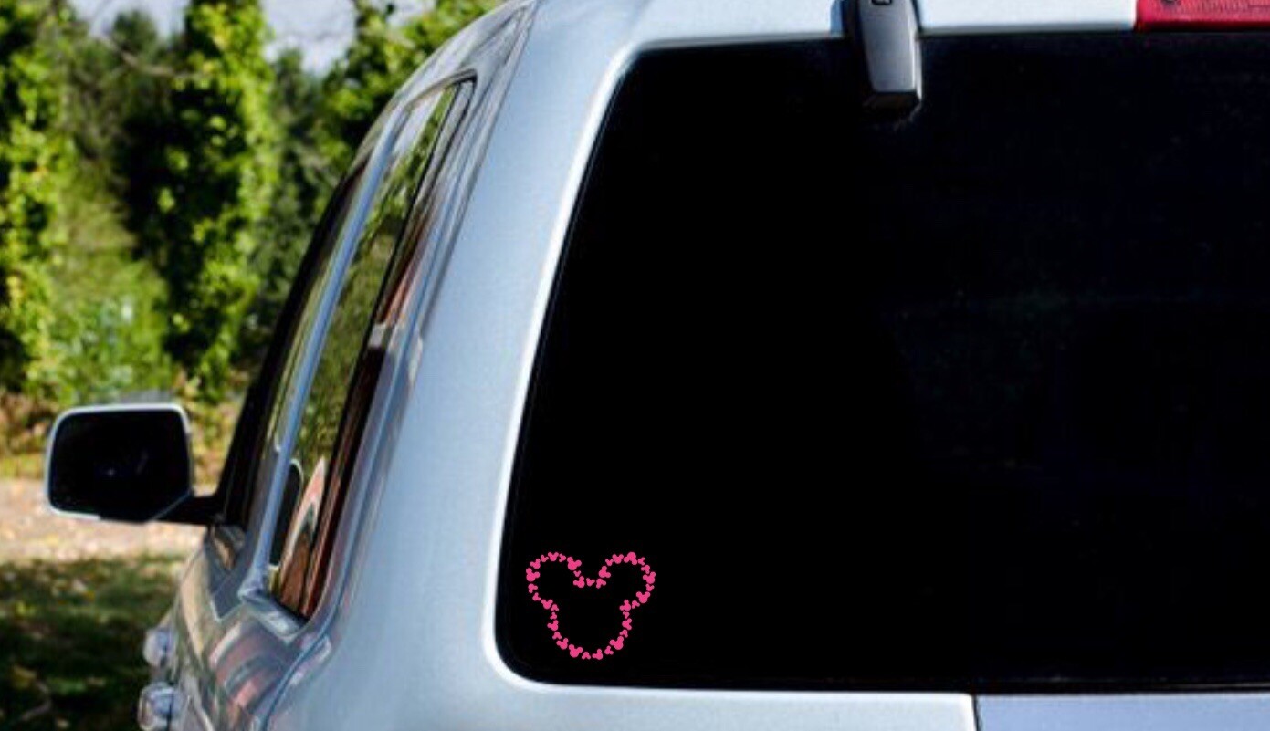 Disney MICKEY MOUSE DISNEY HEAD STICKER WINDOW CAR LAPTOP U Pick Color