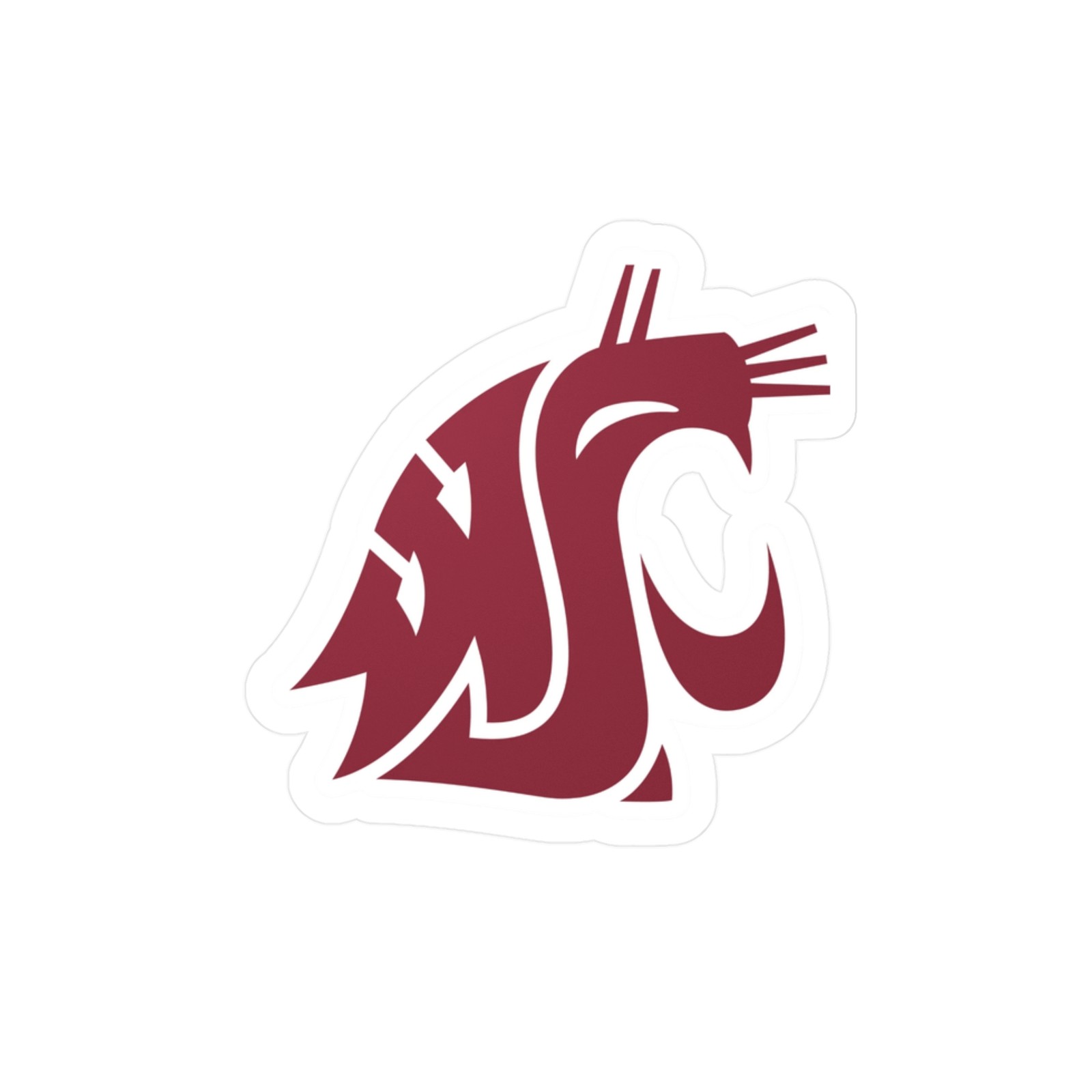 Washington State University Vinyl Sticker, College Football