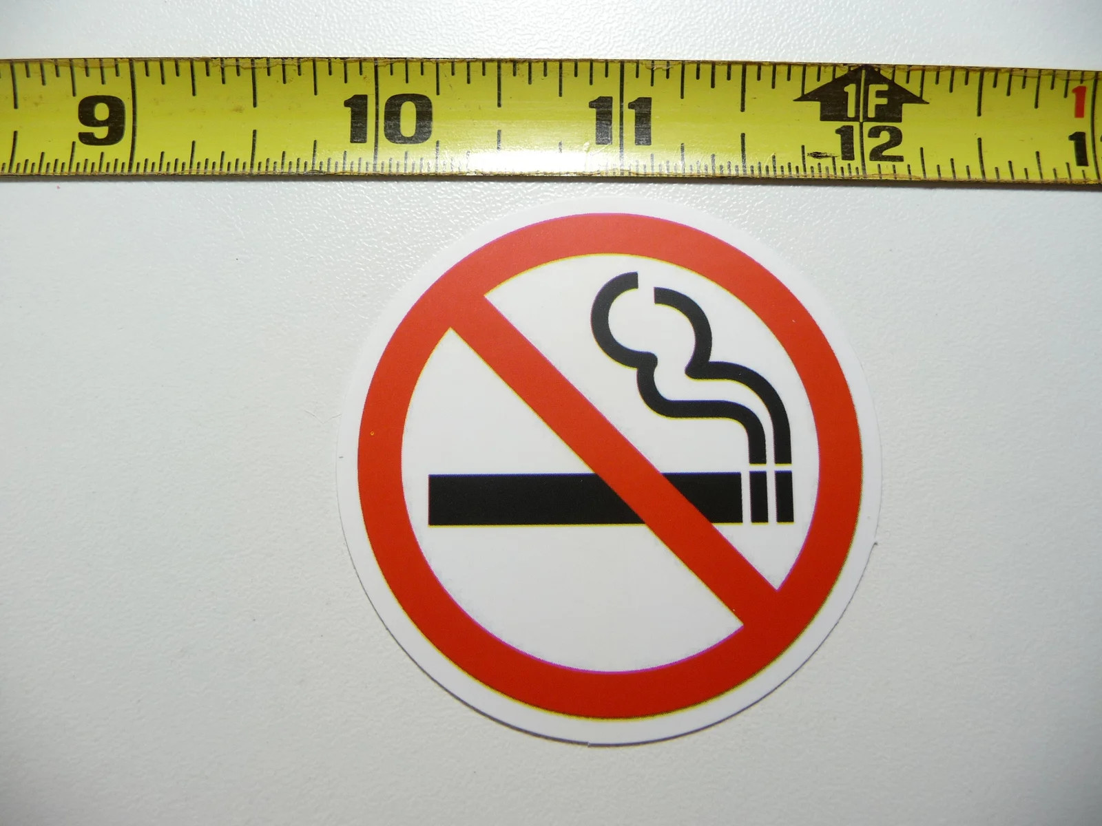 CAUTION DANGER NO SMOKING SMALL STICKER DECAL FUN LITTLE SIGNS FUNNY