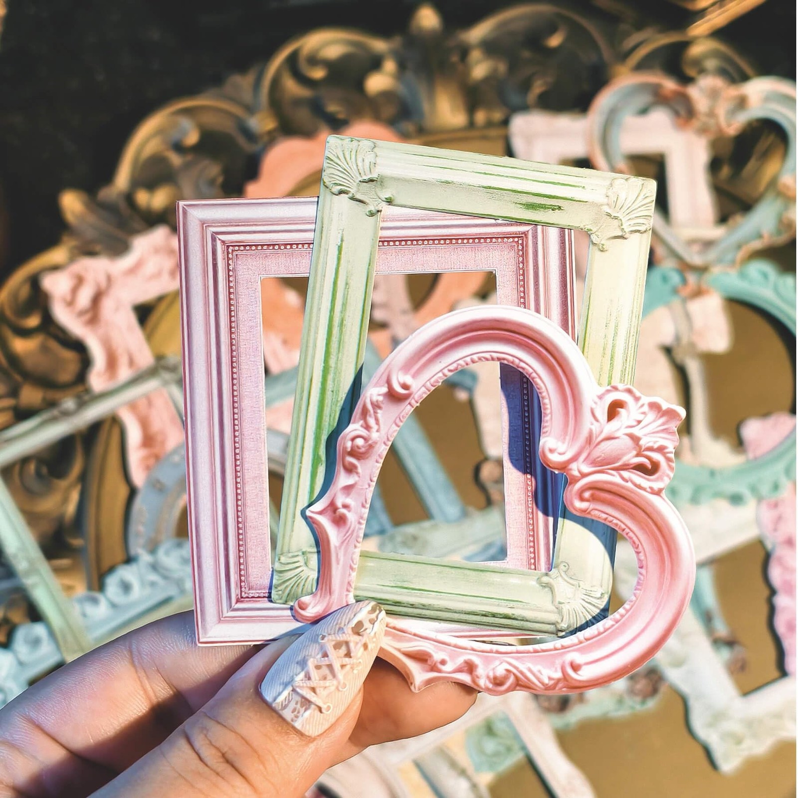100 Pcs Vintage Frame Decorative Stickers – Scrapbooking Supplies for Planner…
