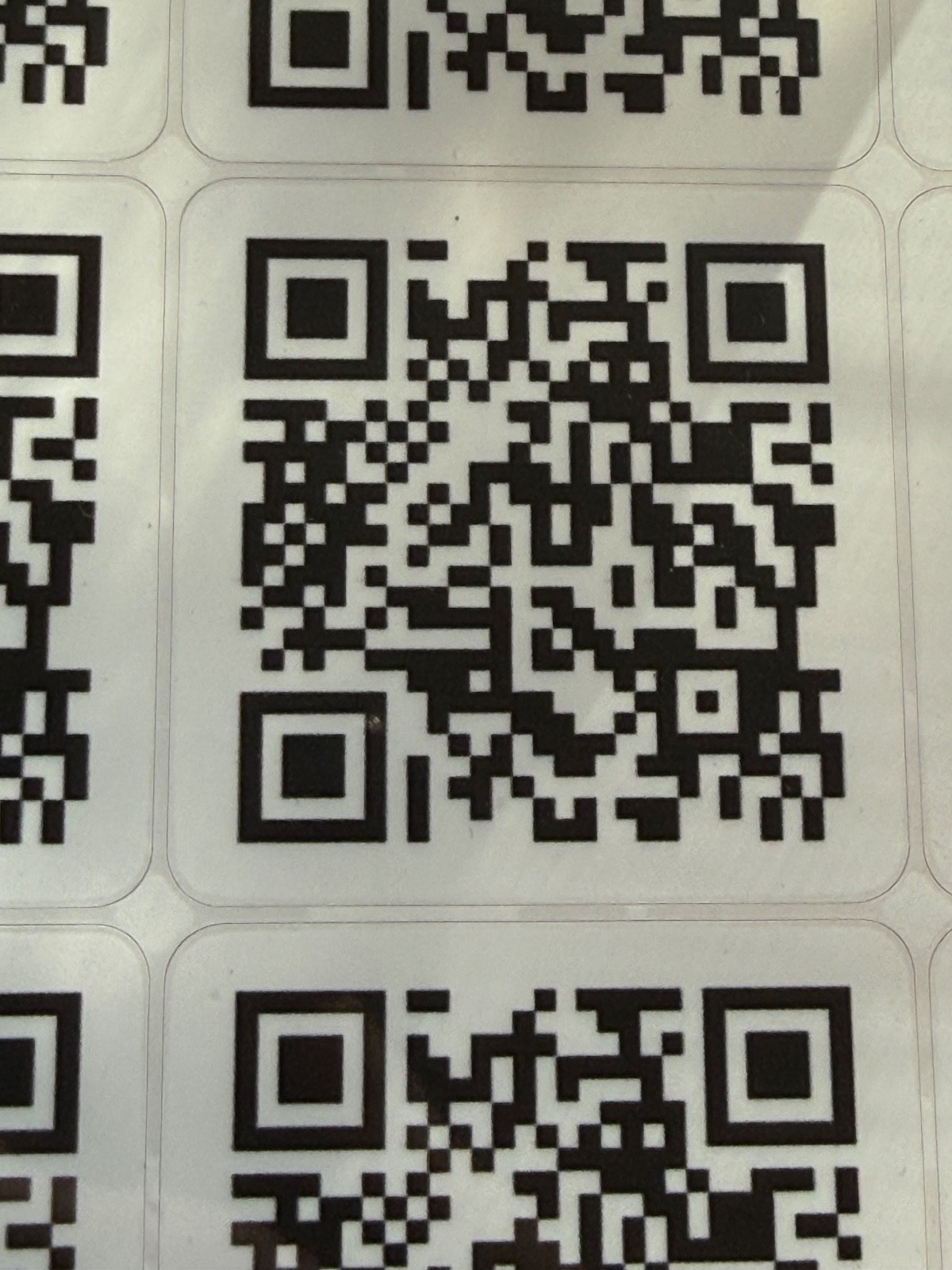 Rick Roll Prank QR Code Stickers – Set of 9 – Waterproof