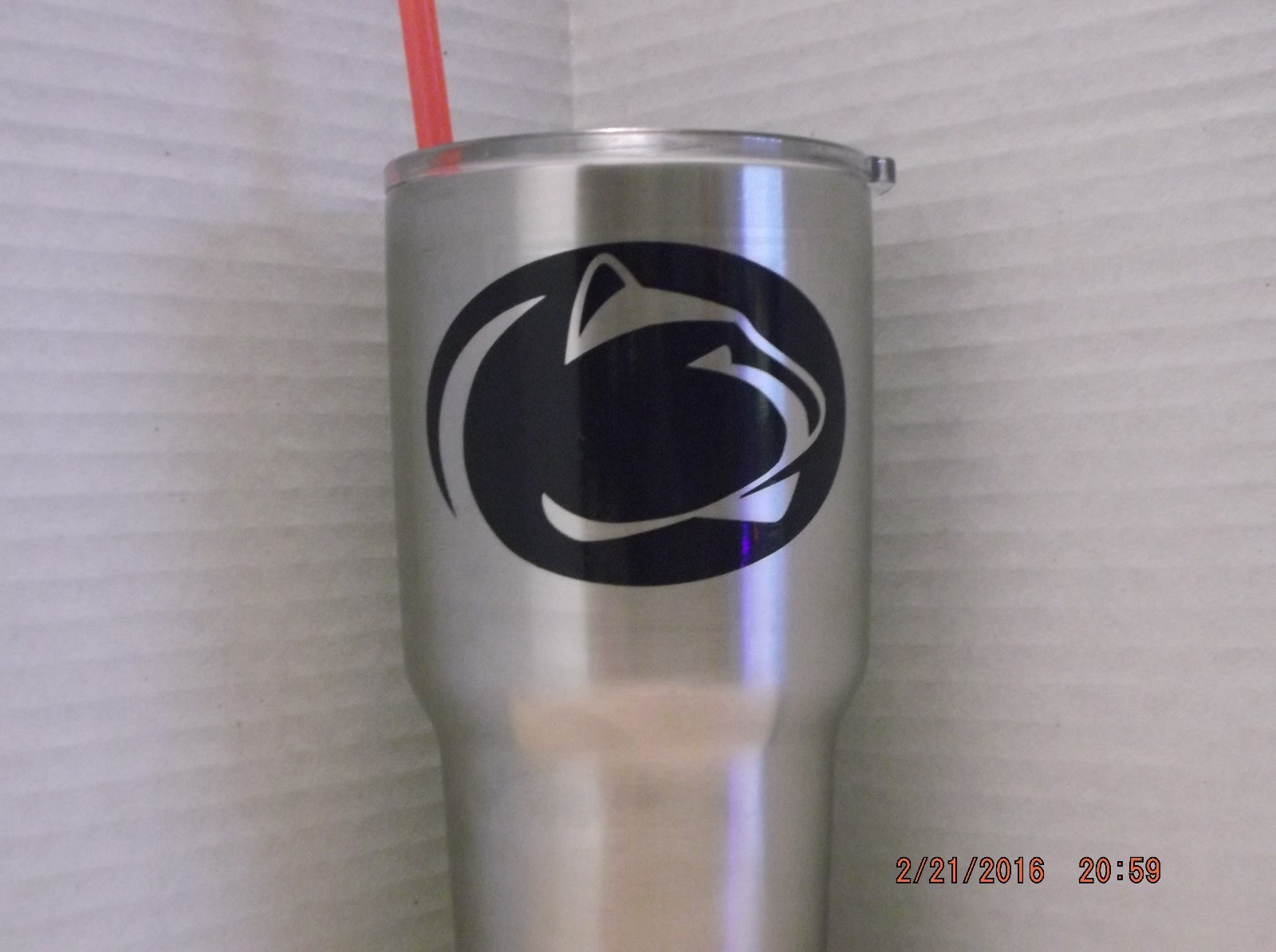 Penn State Lion Decal Sticker for Tumbler,Rambler,Tervis,Beer Mug,Car,Truck