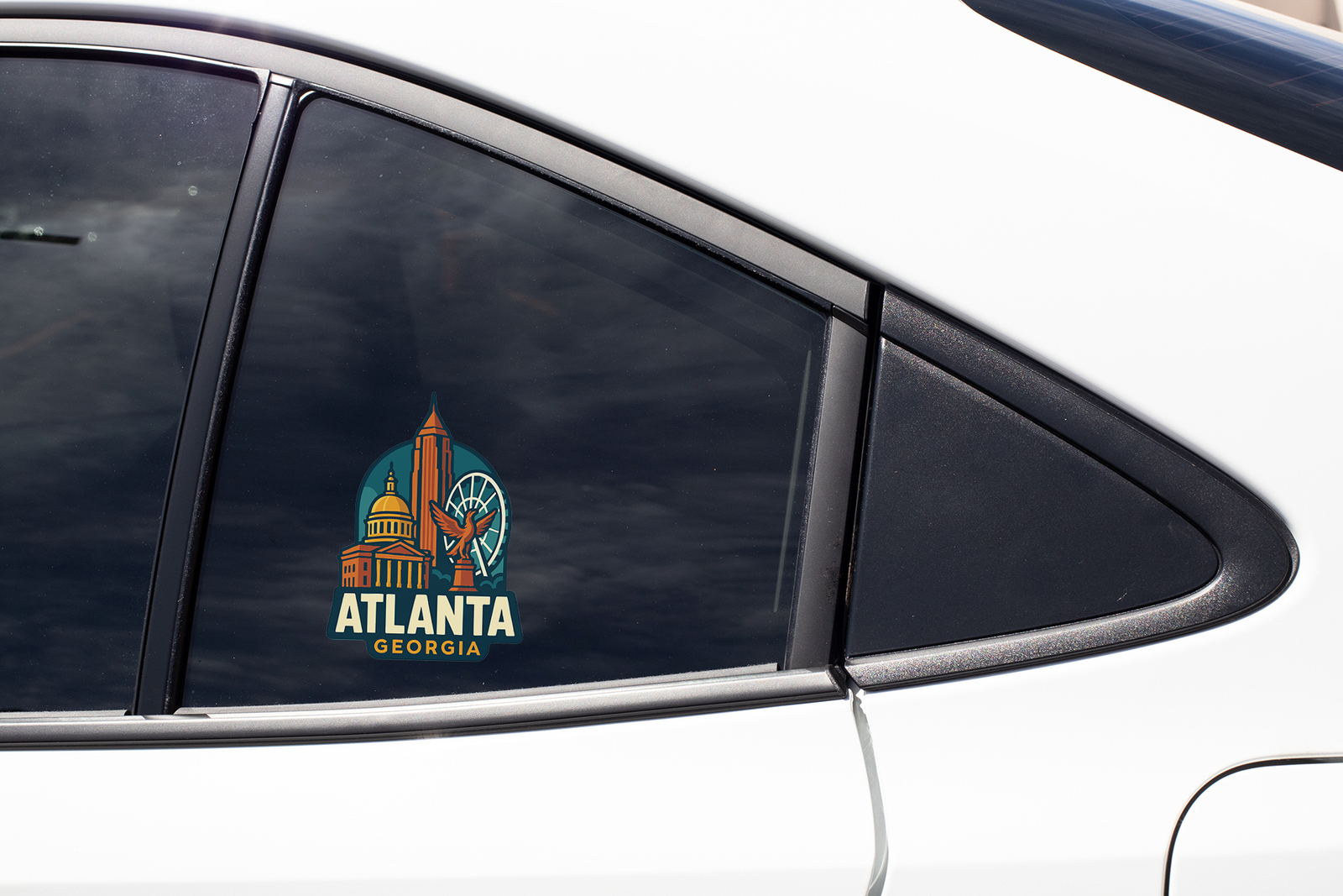 Atlanta Sticker Decal Vinyl Die-Cut City Skyline Landmark Design