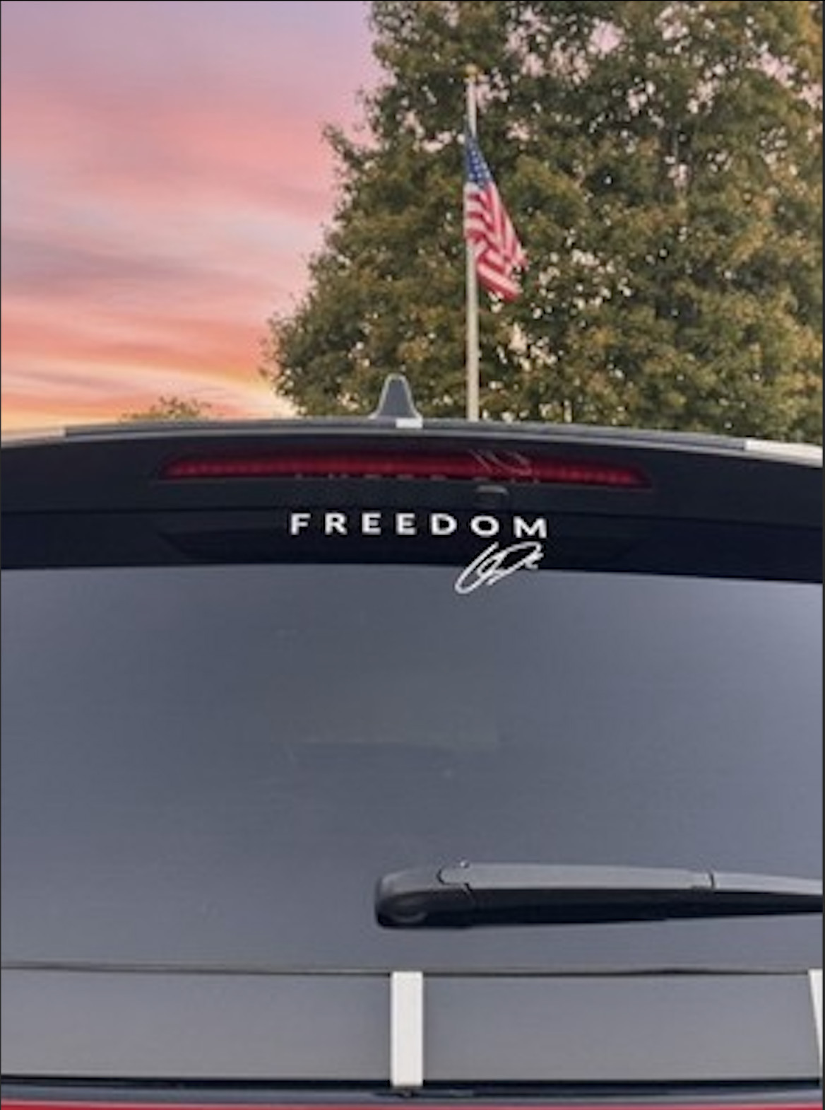 FREEDOM CHARLIE KIRK Vinyl Die Cut Car Decal Sticker – FREE SHIP!!