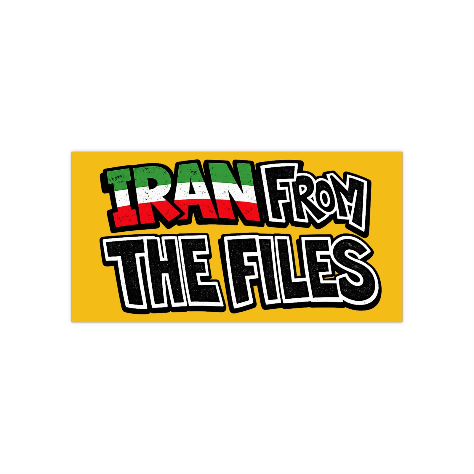 anti trump Israel bumper sticker Protest Political Anti Iran War Epstein files