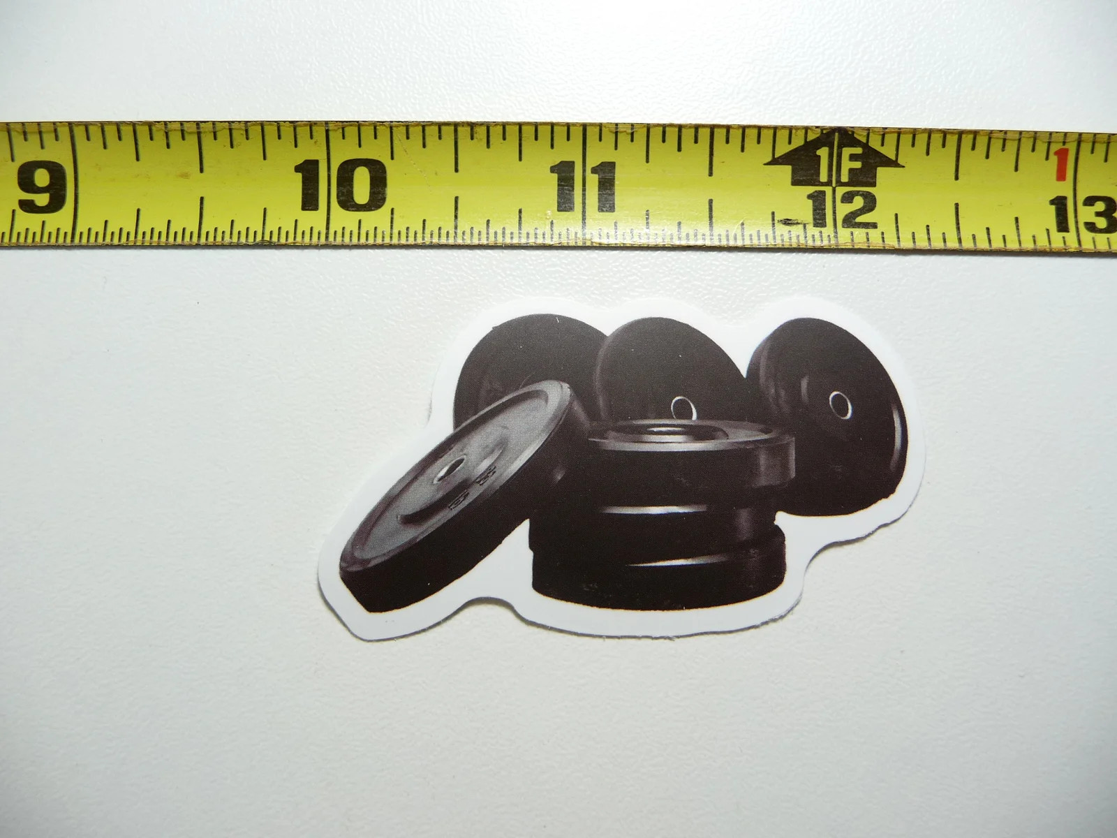 LOOSE WEIGHTS SMALL STICKER DECAL GYM WEIGHTLIFTING FITNESS EXERCISE