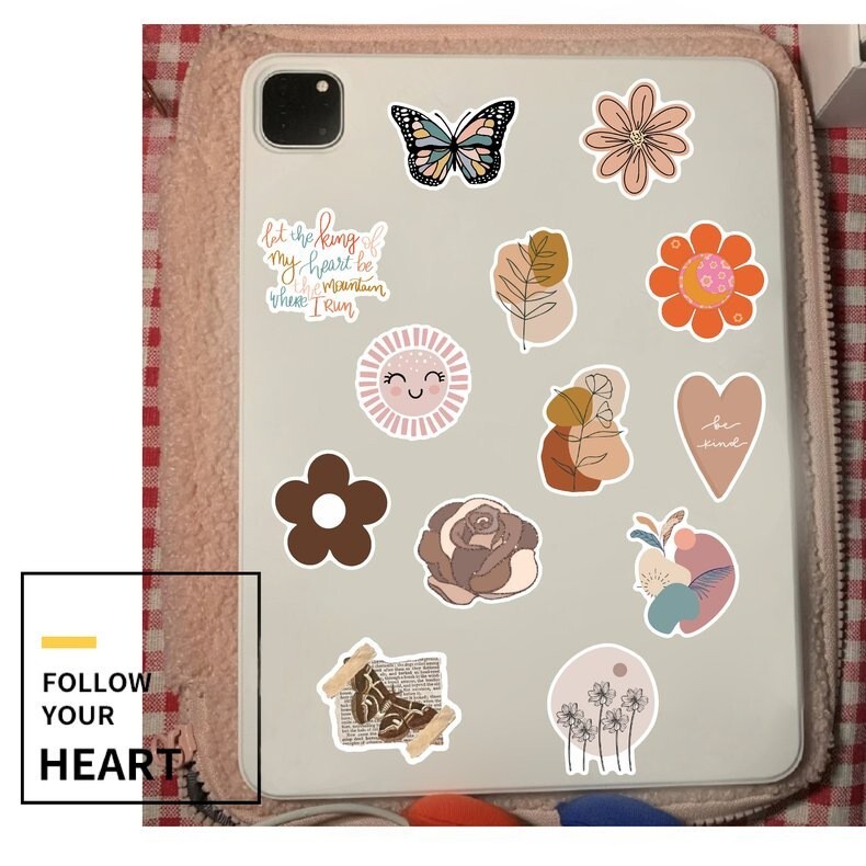 200pcs Retro Cottagecore Vintage STICKER PACK，#70110115