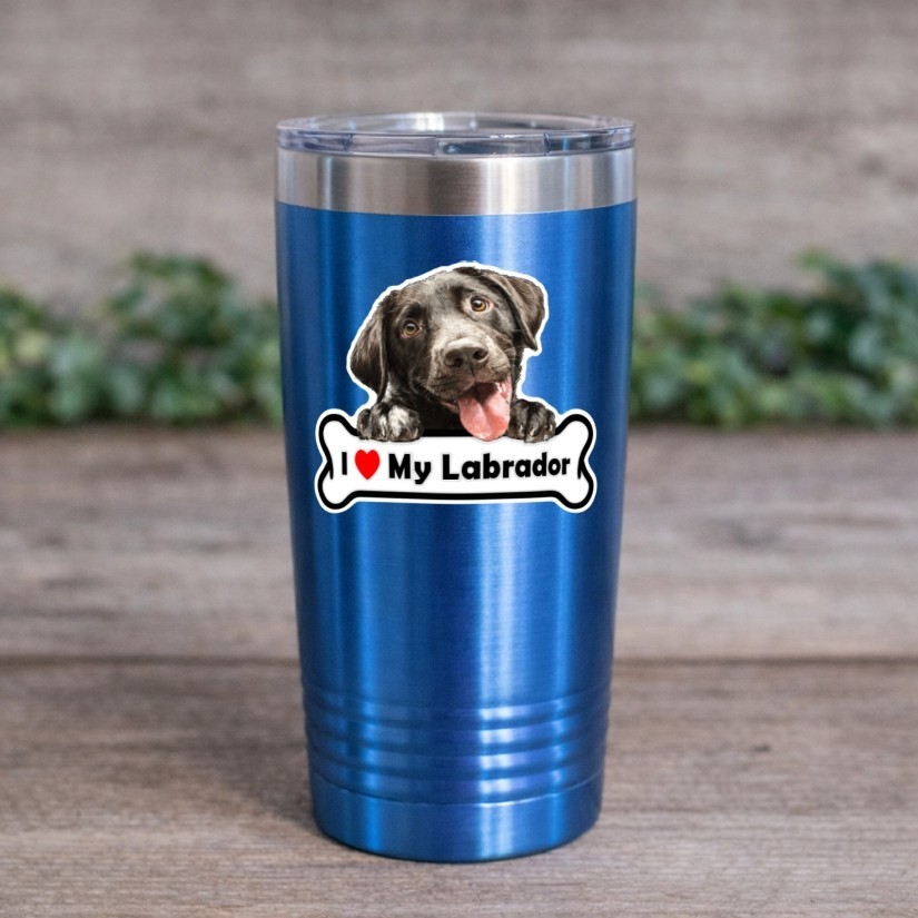 I Love my Labrador, Sticker, Peel N' Stick, Different Sizes