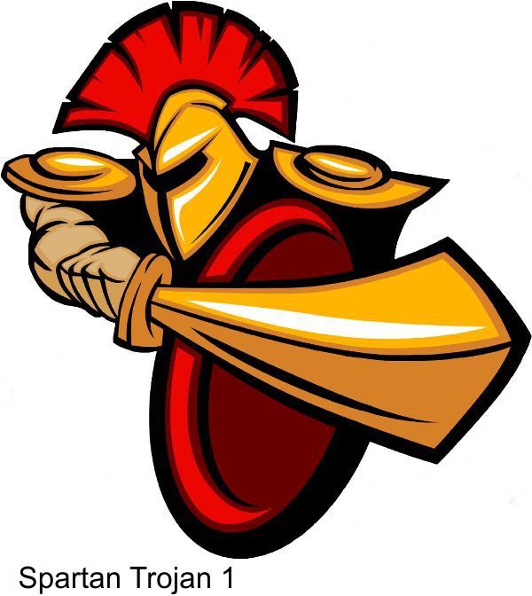 LARGE-SIZED CAR DECALS – SPARTAN TROJAN – 5 CHOICES