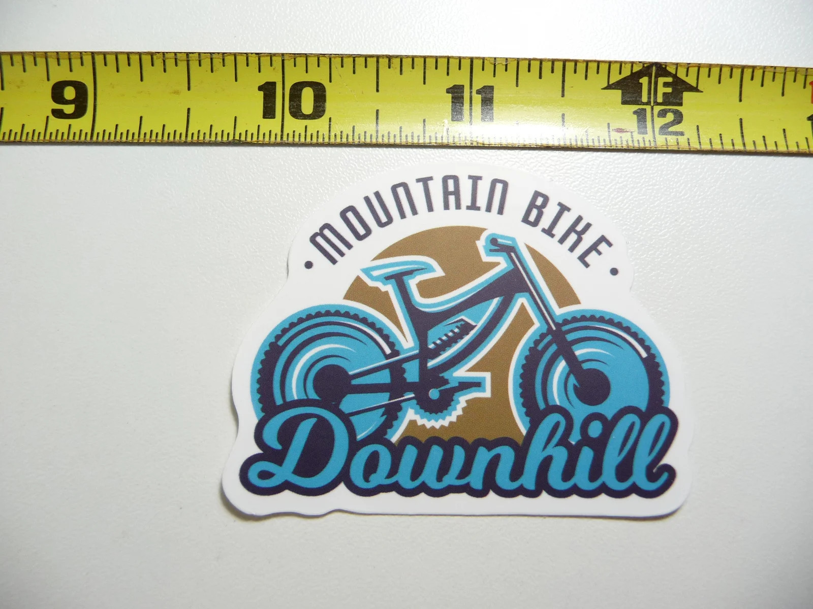 MTB MOUNTAIN BIKE DOWNHILL PROFILE SMALL STICKER DECAL RIDE RIDER FUNNY