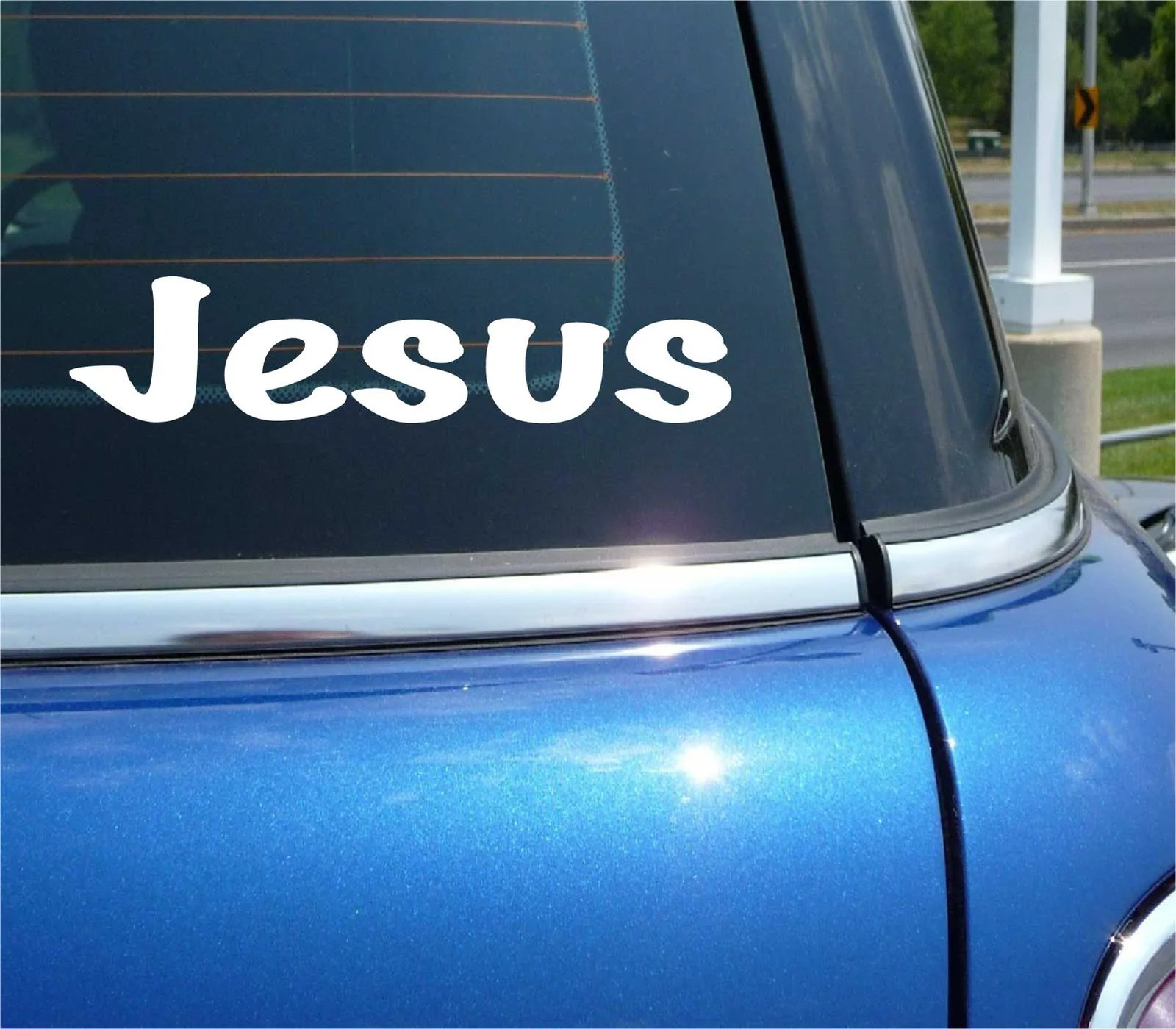 JESUS DECAL STICKER CHURCH FAITH CHRISTIAN PRAY PRAYER RELIGION CAR TRUCK