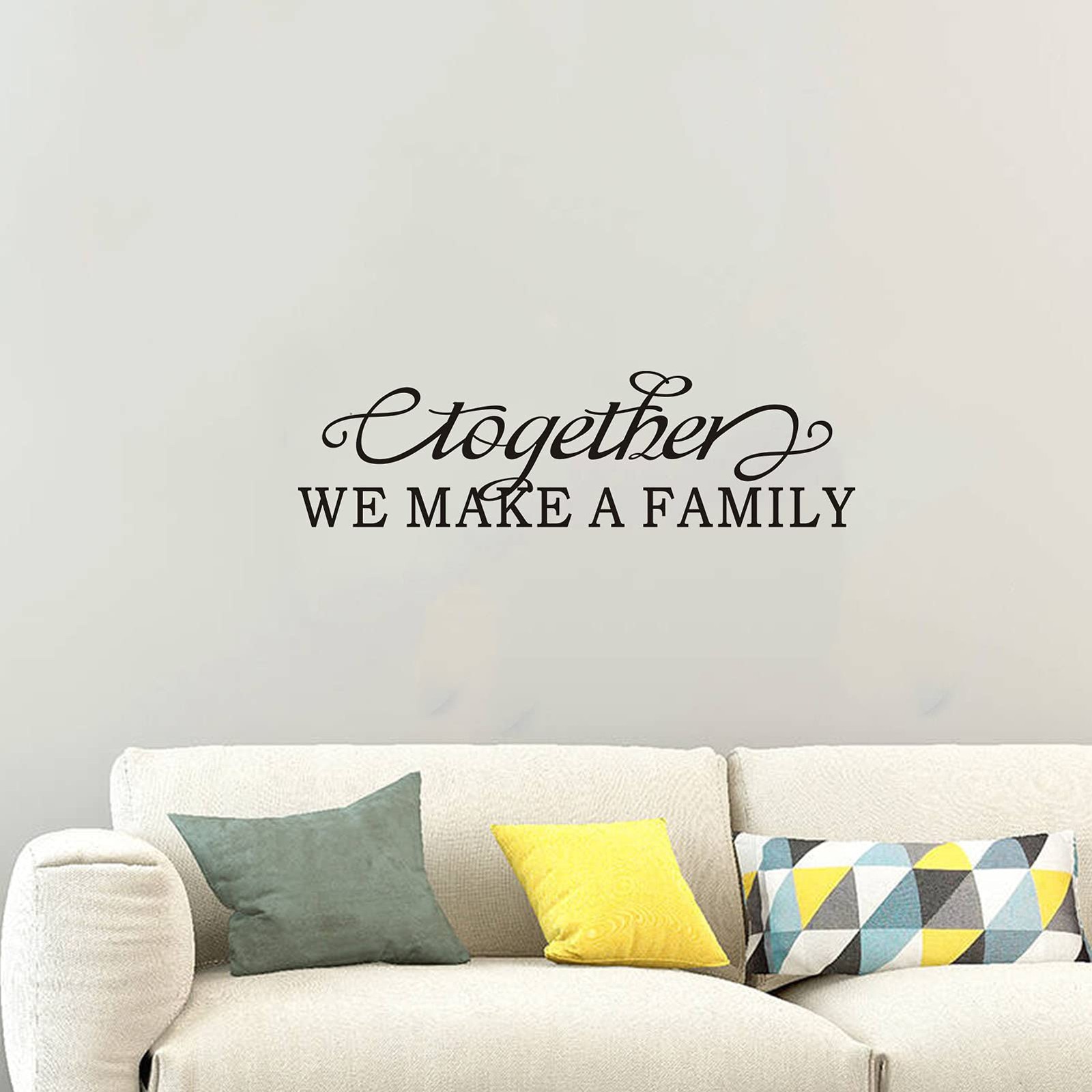 Family Wall Art, Family Wall Stickers, (Easy to Apply), Vinyl Wall Decor Art