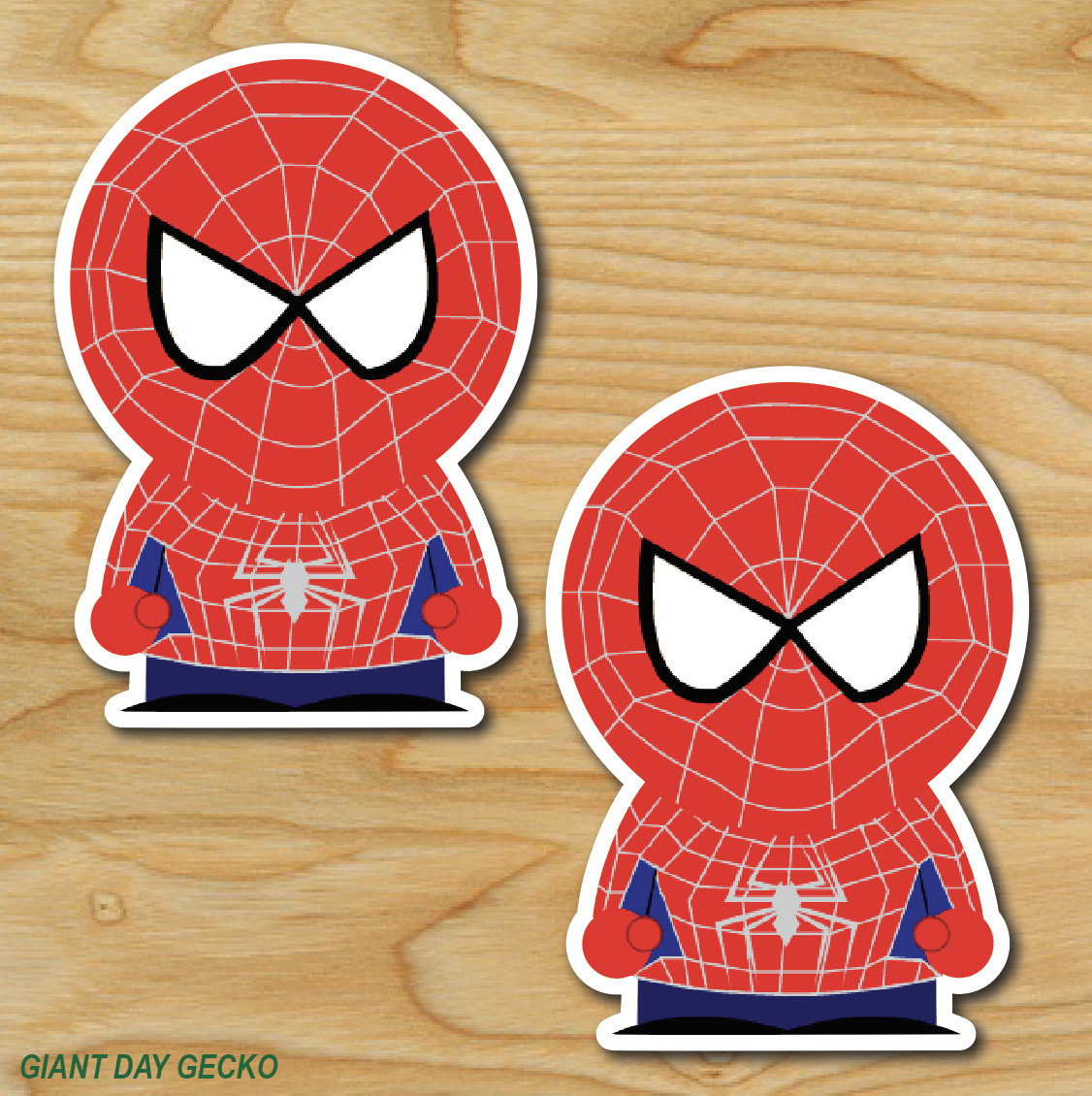 (2) TWO Spiderman Southpark Vinyl Decal Sticker For Car Laptop Skateboard NEW!
