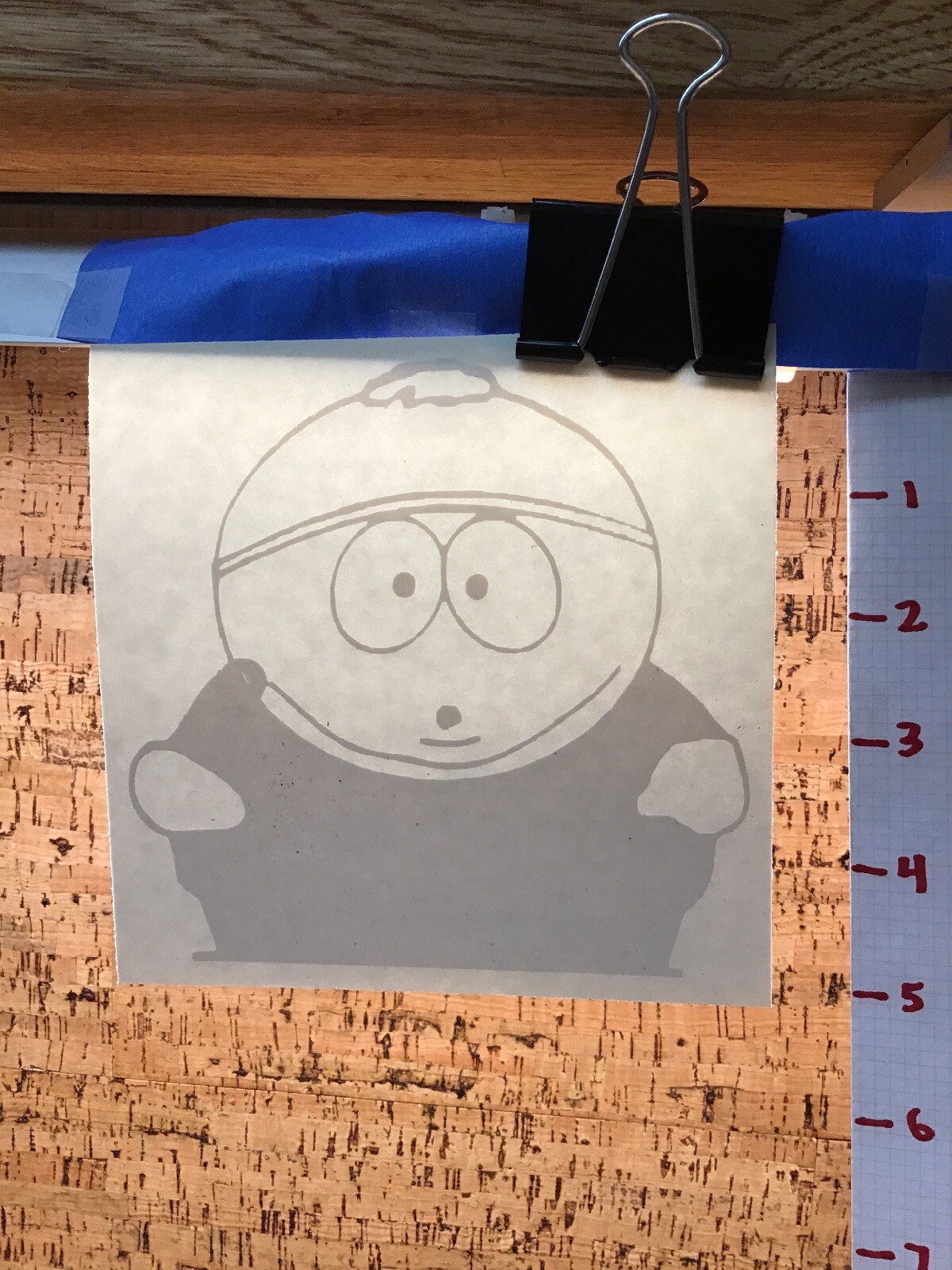 South Park Cartman – White – Vinyl Transfer Decal – Y7-1.33