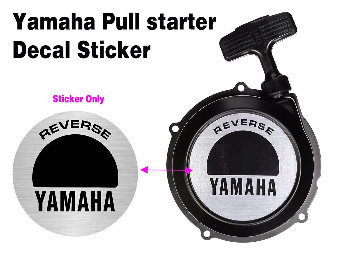 Yamaha Kodiak Warrior Big Bear Pull Start Decal Emblem Recoil Starter Sticker