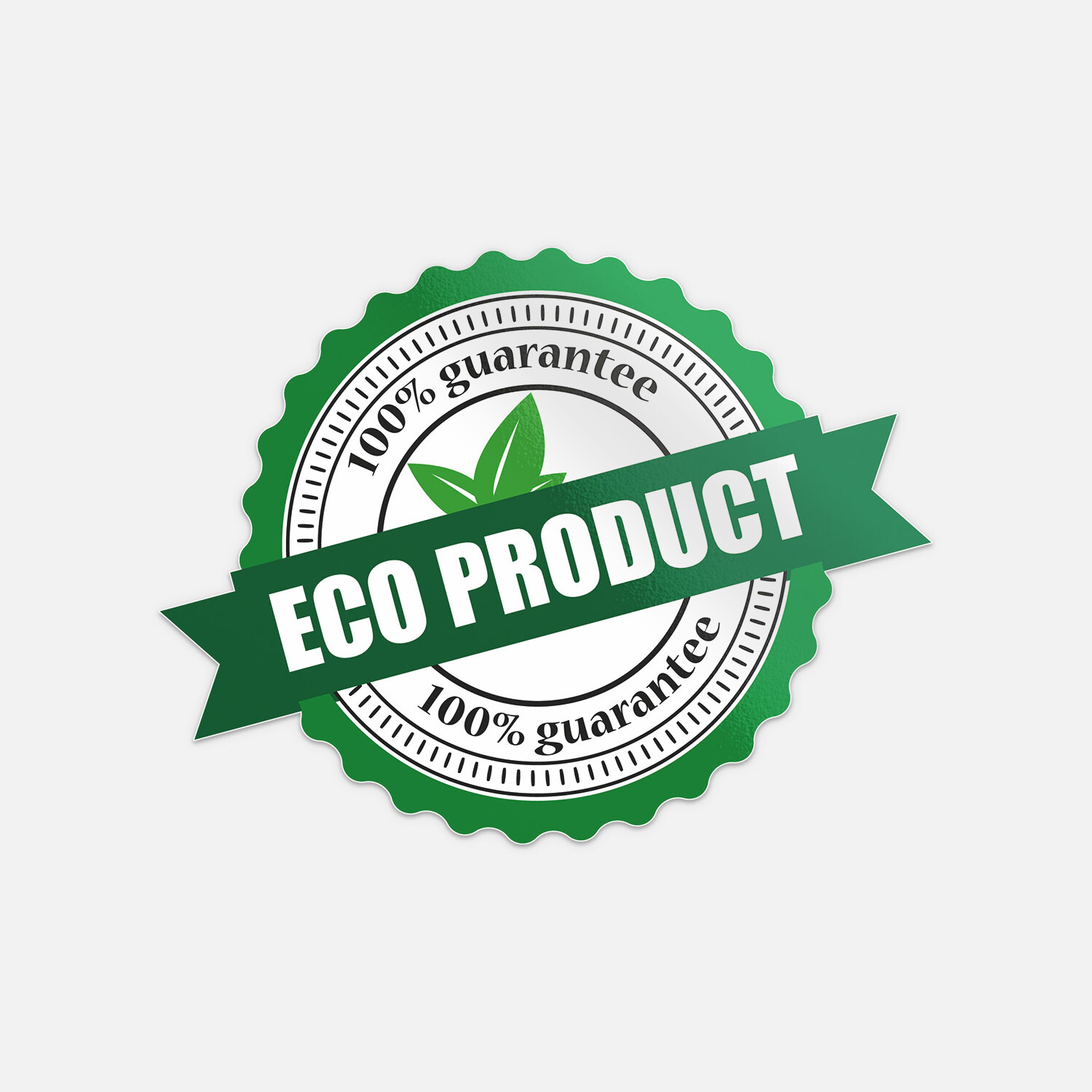 Eco Natural Product Vinyl Sticker Decal