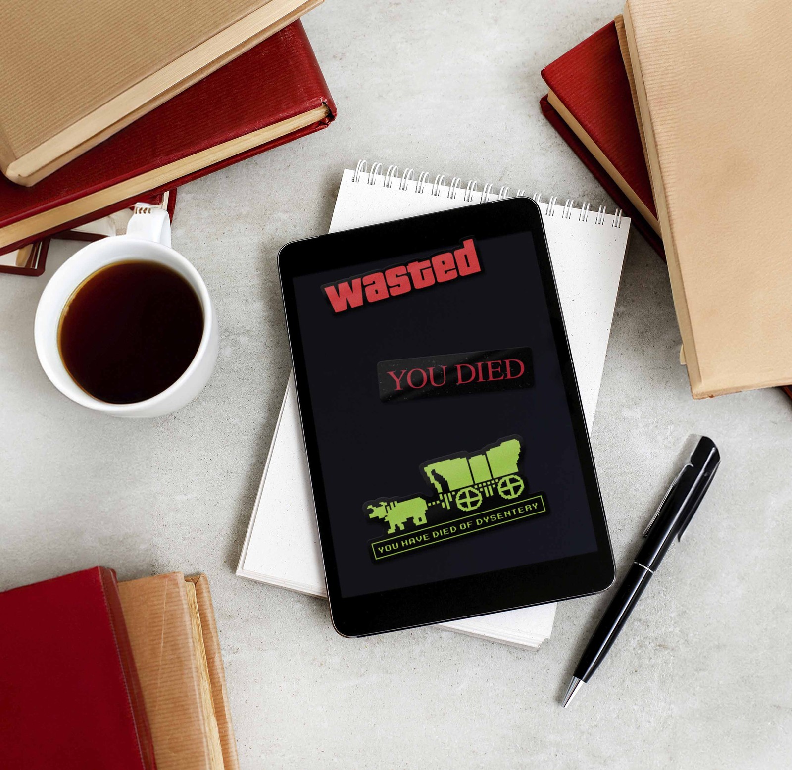 You Have Died of Dysentery Funny Gaming Sticker