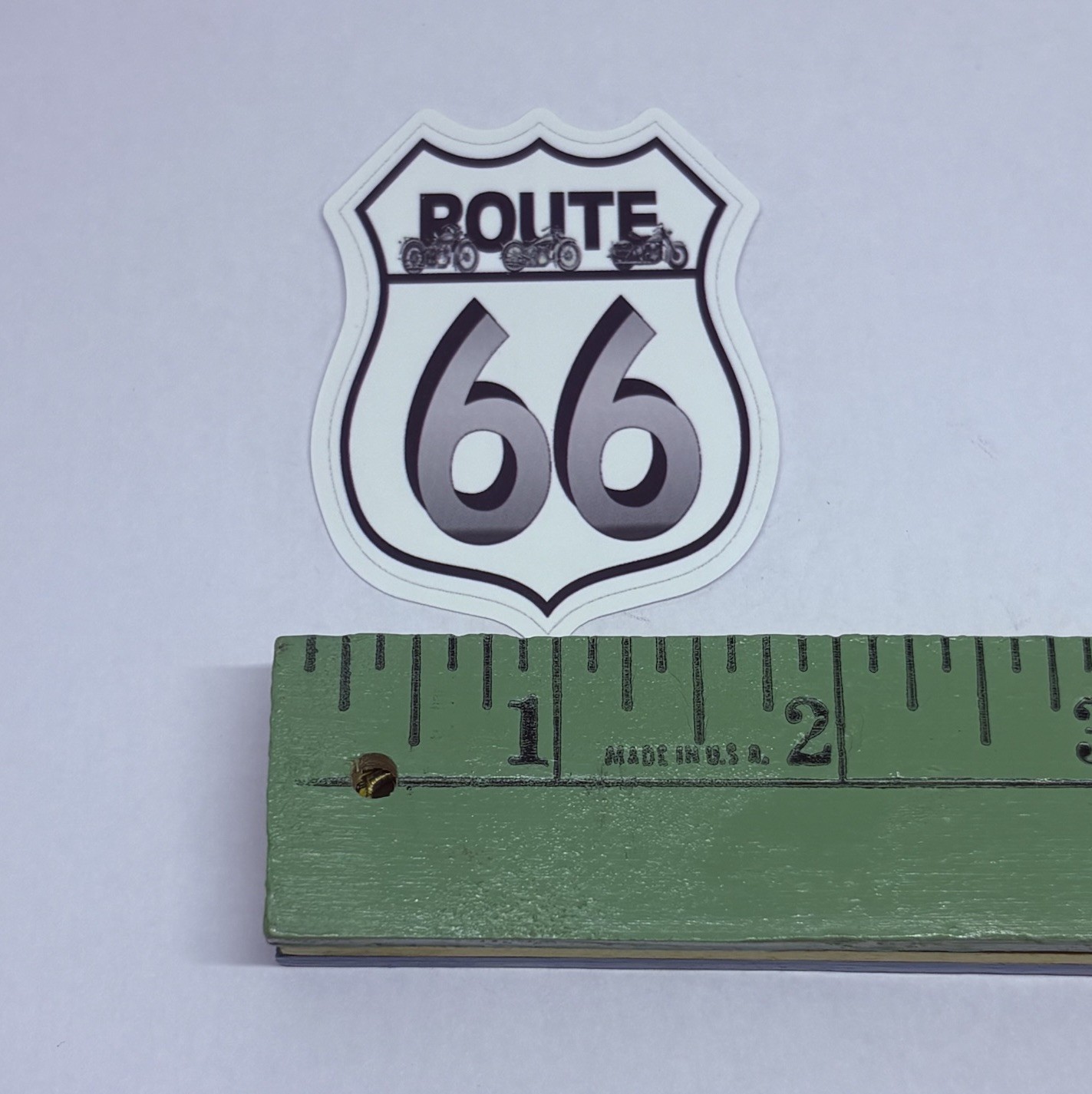 Route 66 Sticker Road Sign Motorcycle Travel Decal Vinyl Art Souvenir USA Tc9