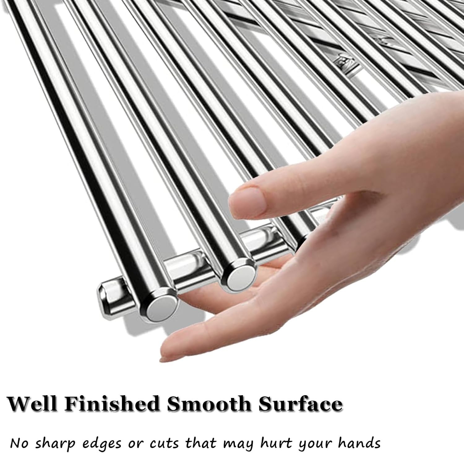 17.5 Inch Grill Grates for Weber Spirit 300 Series, Genesis Silver/Gold/Platinum
