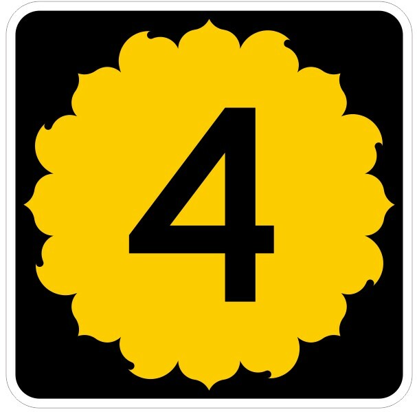Kansas Route Highway 1 Sticker Decal R7125