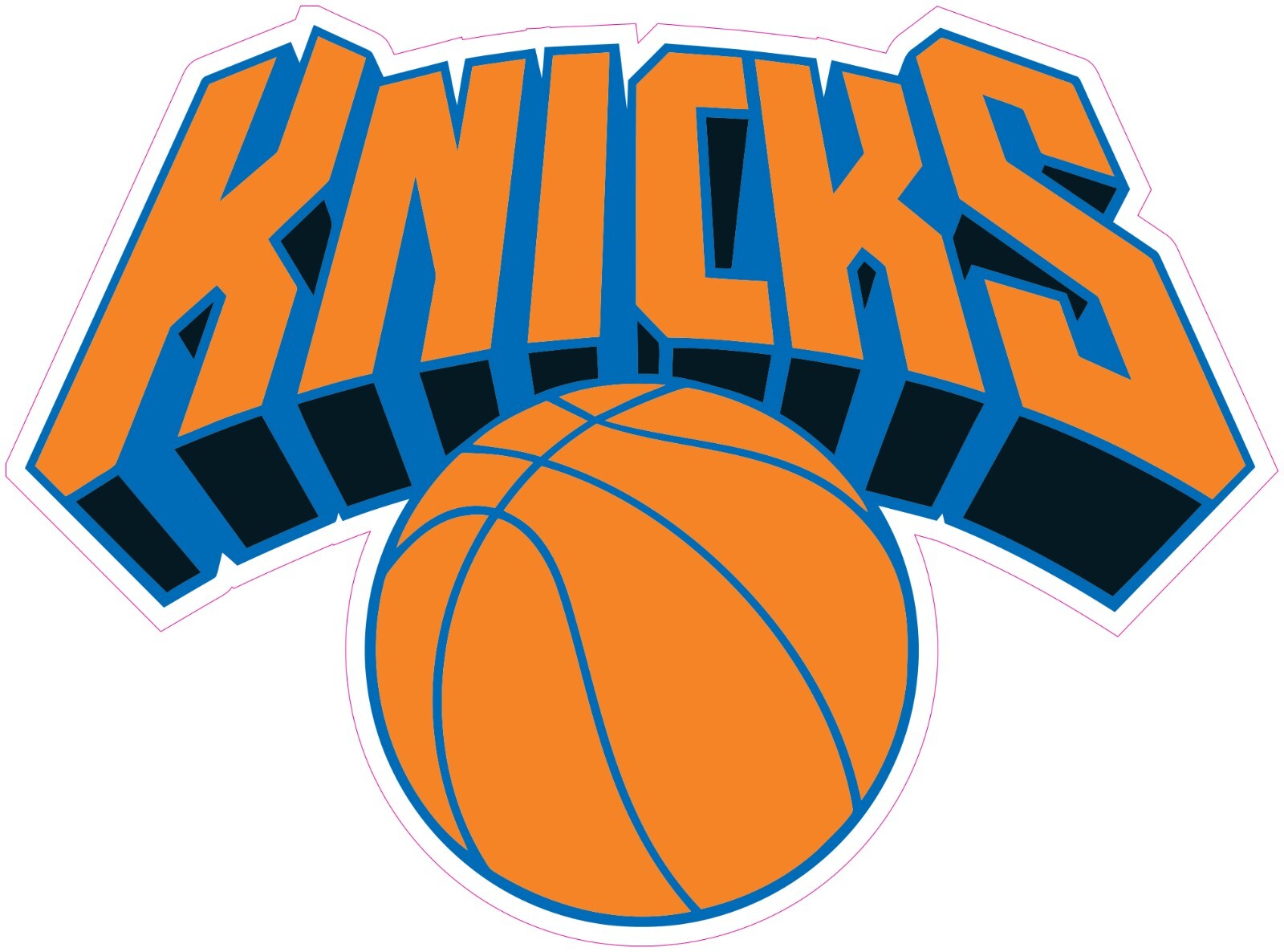 New York Knicks Basketball Vinyl Decal Sticker Car Truck Bumper Tumbler Mug