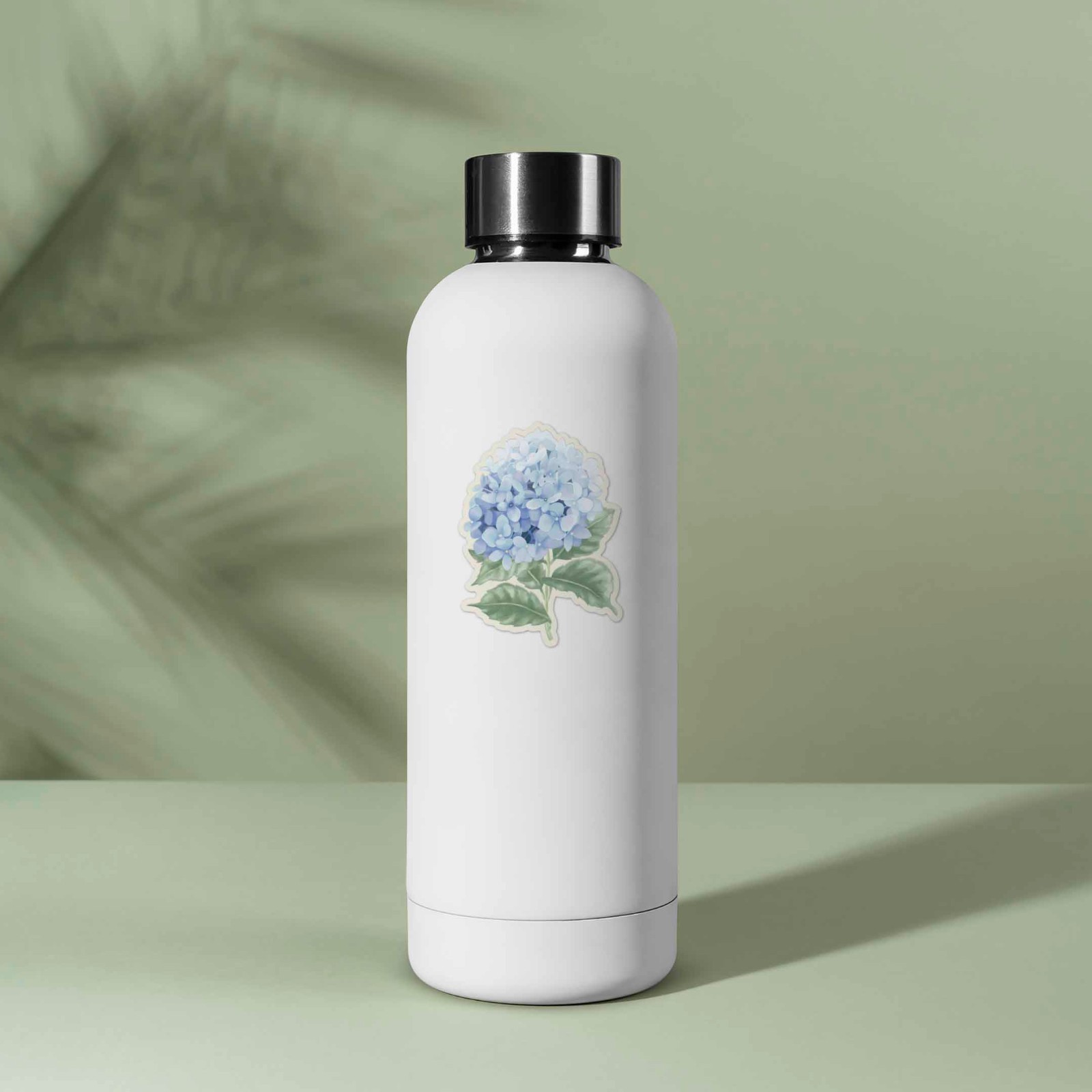 Mini Hydrangea Sticker for Plant Lovers – Nature Decal for Water Bottle & Laptop