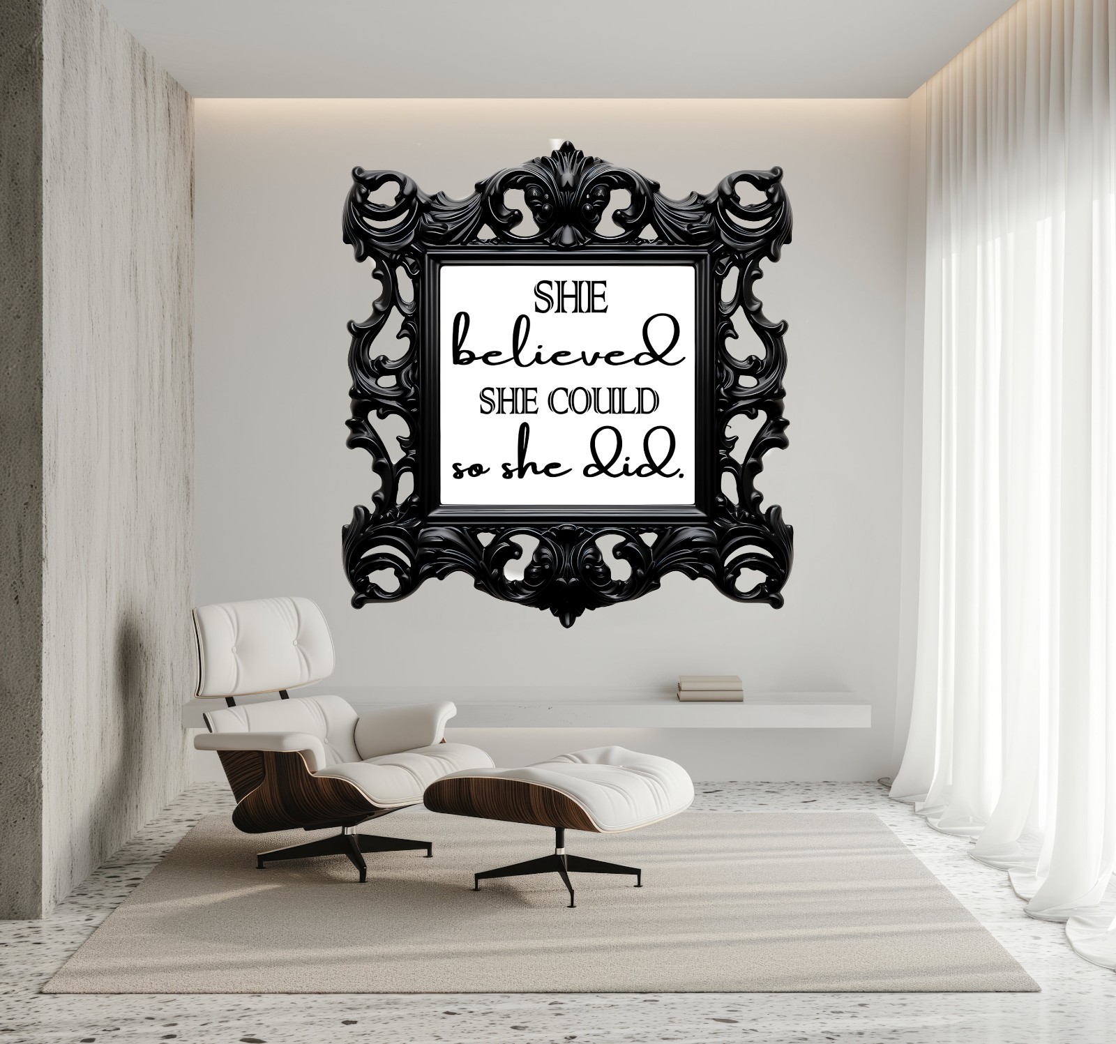 Motivational Wall Art – Peel and Stick Vinyl/removable Wall Decals. 3D illusion.