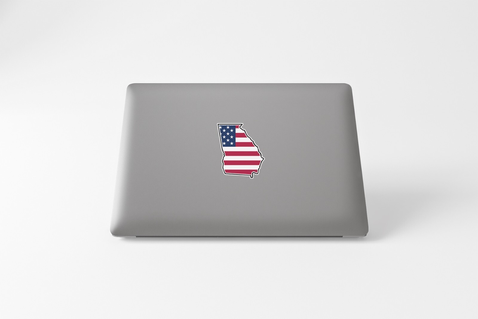 State of Georgia Flag Map Sticker Decal USA Georgia State