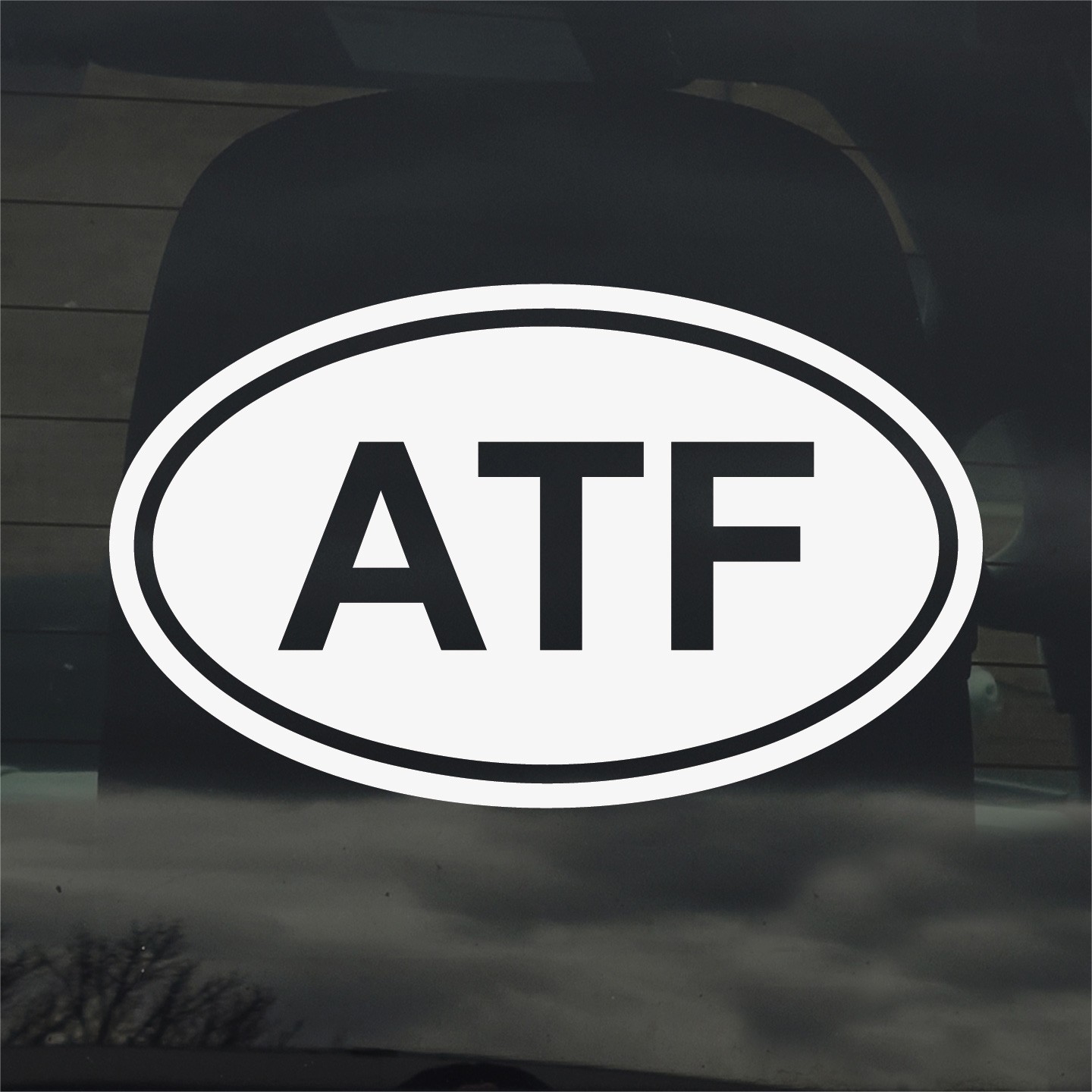 French Southern Territories ATF Oval Country Code Vinyl Decal Sticker